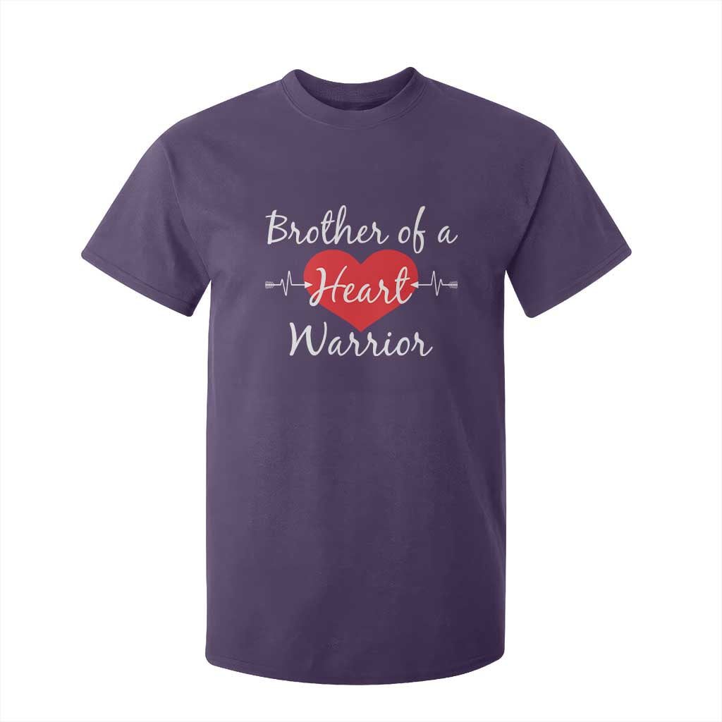 Brother Of A Heart Warrior T Shirt For Kid CHD Support Heart
