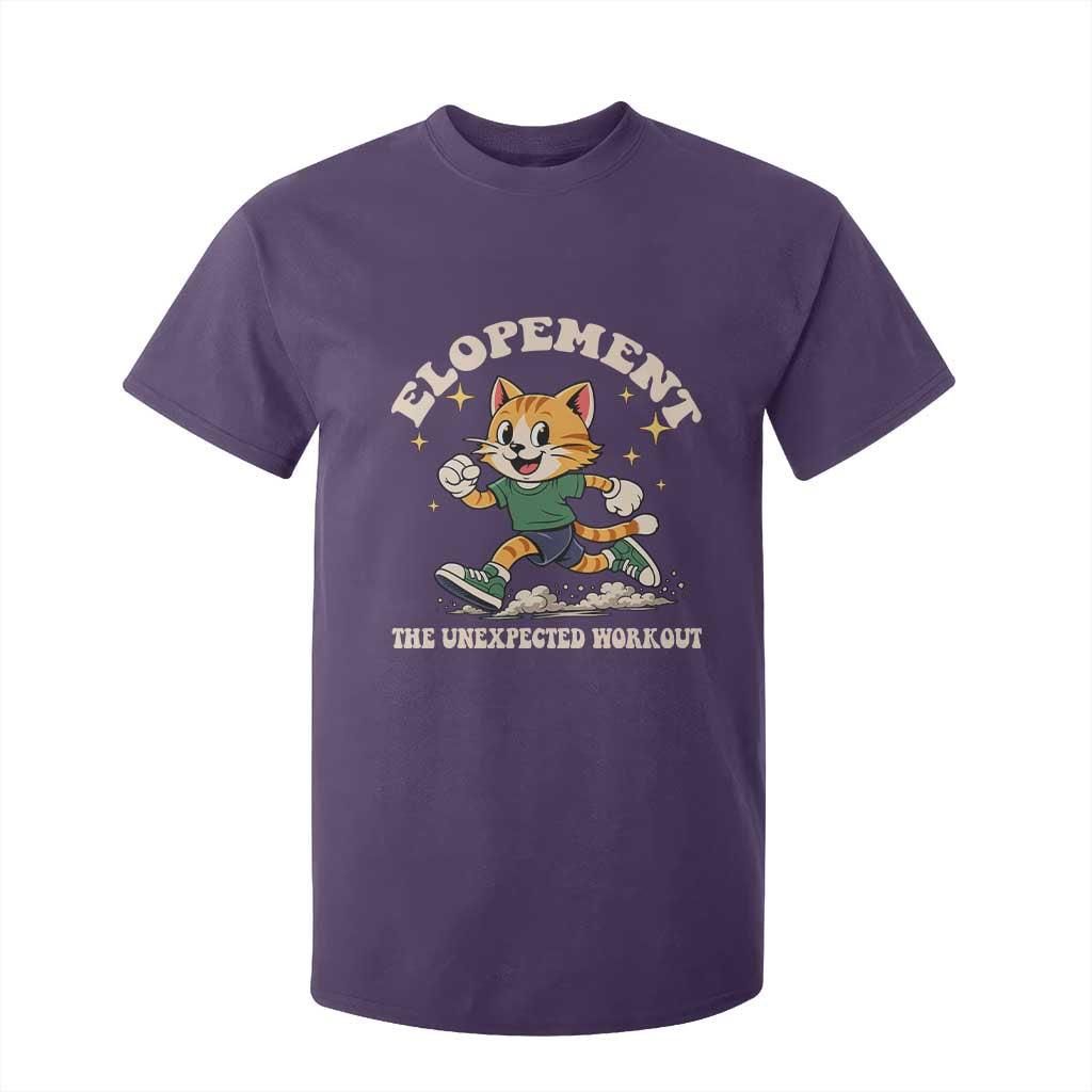 Elopement The Unexpected Workout T Shirt For Kid Autism Neurodiversity Cat