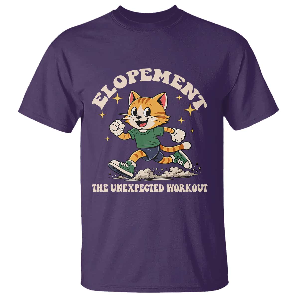 Elopement The Unexpected Workout T Shirt Autism Neurodiversity Cat