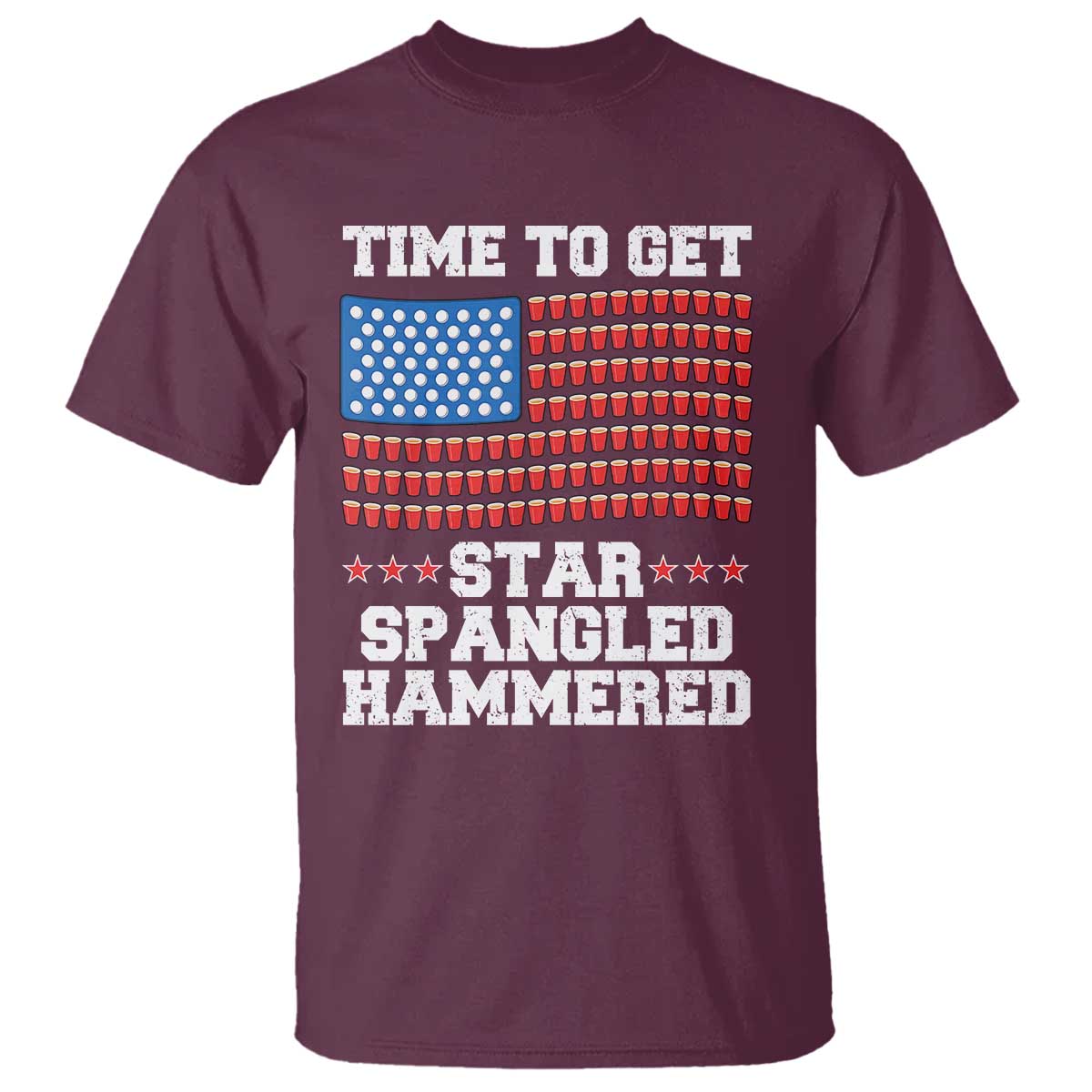 funny-time-to-get-star-spangled-hammered-t-shirt-4th-of-july-drinking-beer-pong-red-cup-american-flag