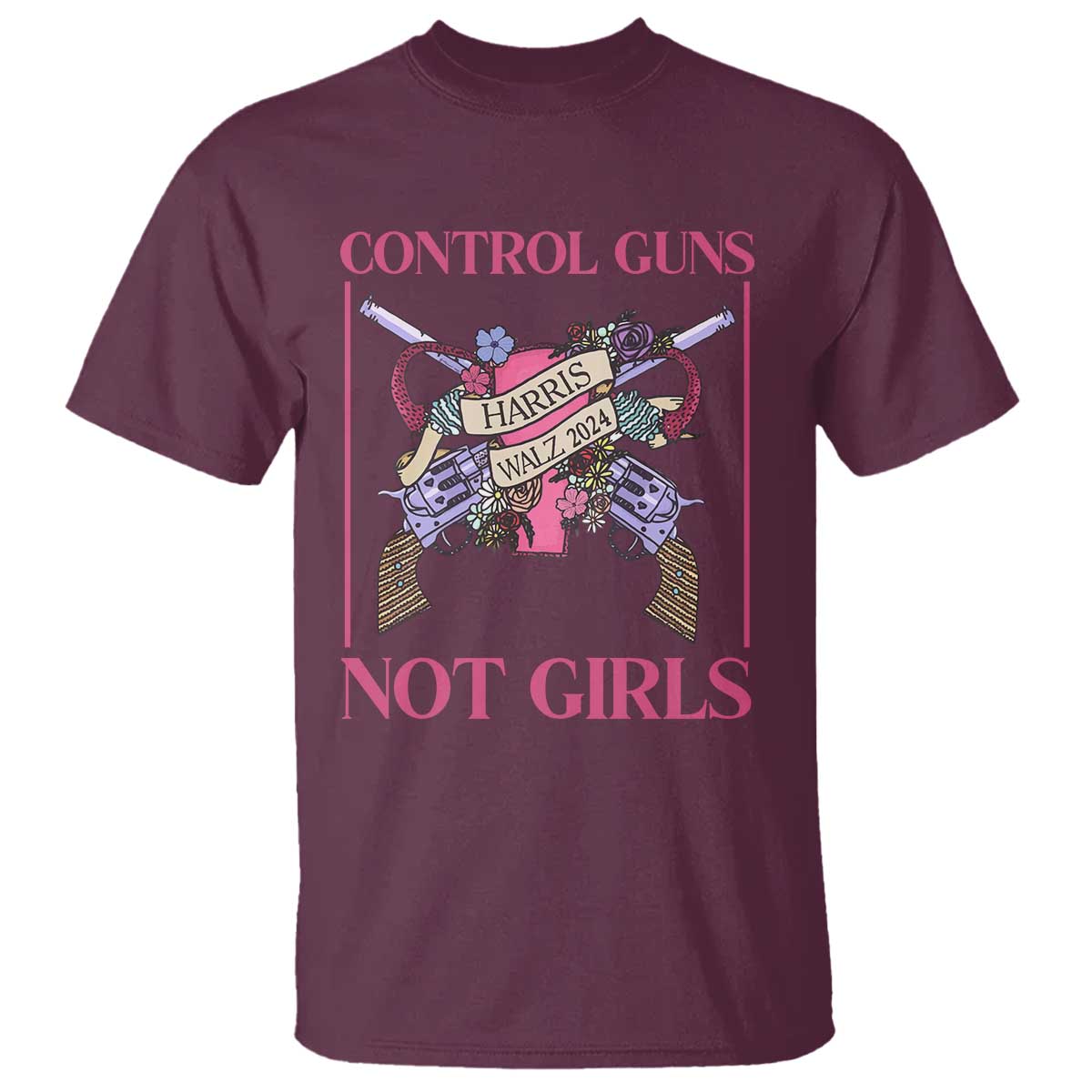 harris-walz-feminist-t-shirt-control-guns-not-girls-womens-rights-roses-uterus