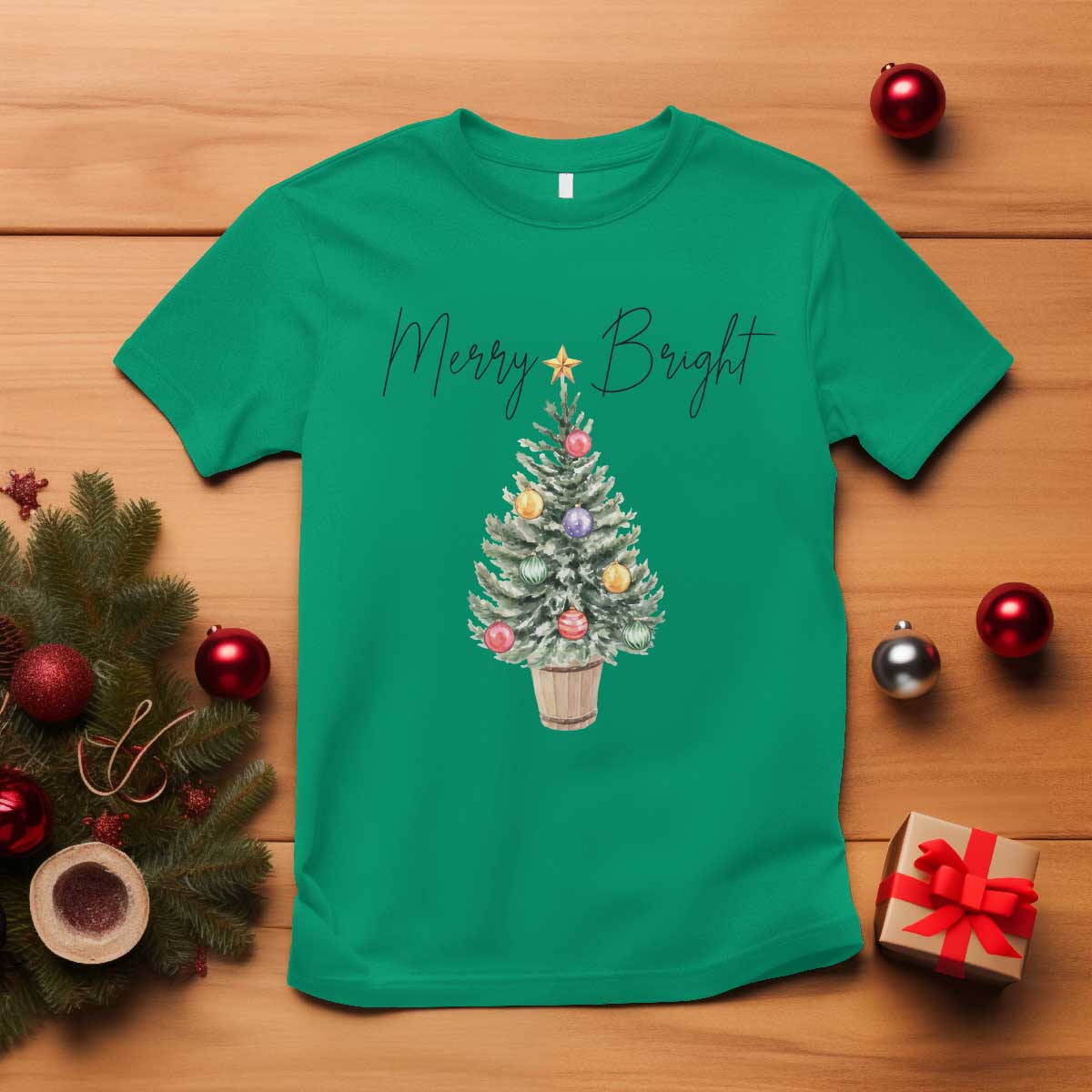 christmas-t-shirt-merry-and-bright-retro-xmas-tree