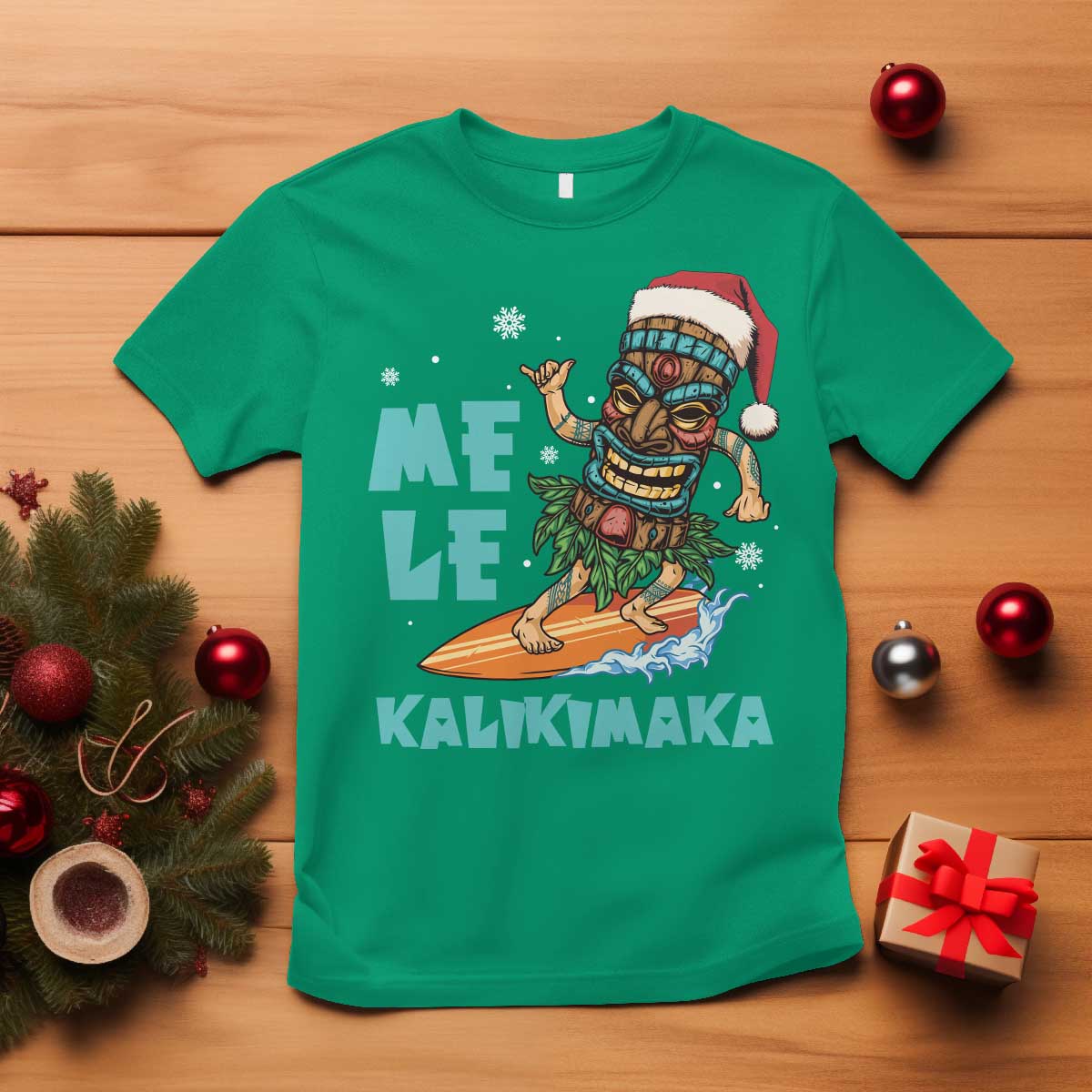 christmas-in-hawaii-t-shirt-mele-kalikimaka-santa-tiki-surfing-kakau-tattoo