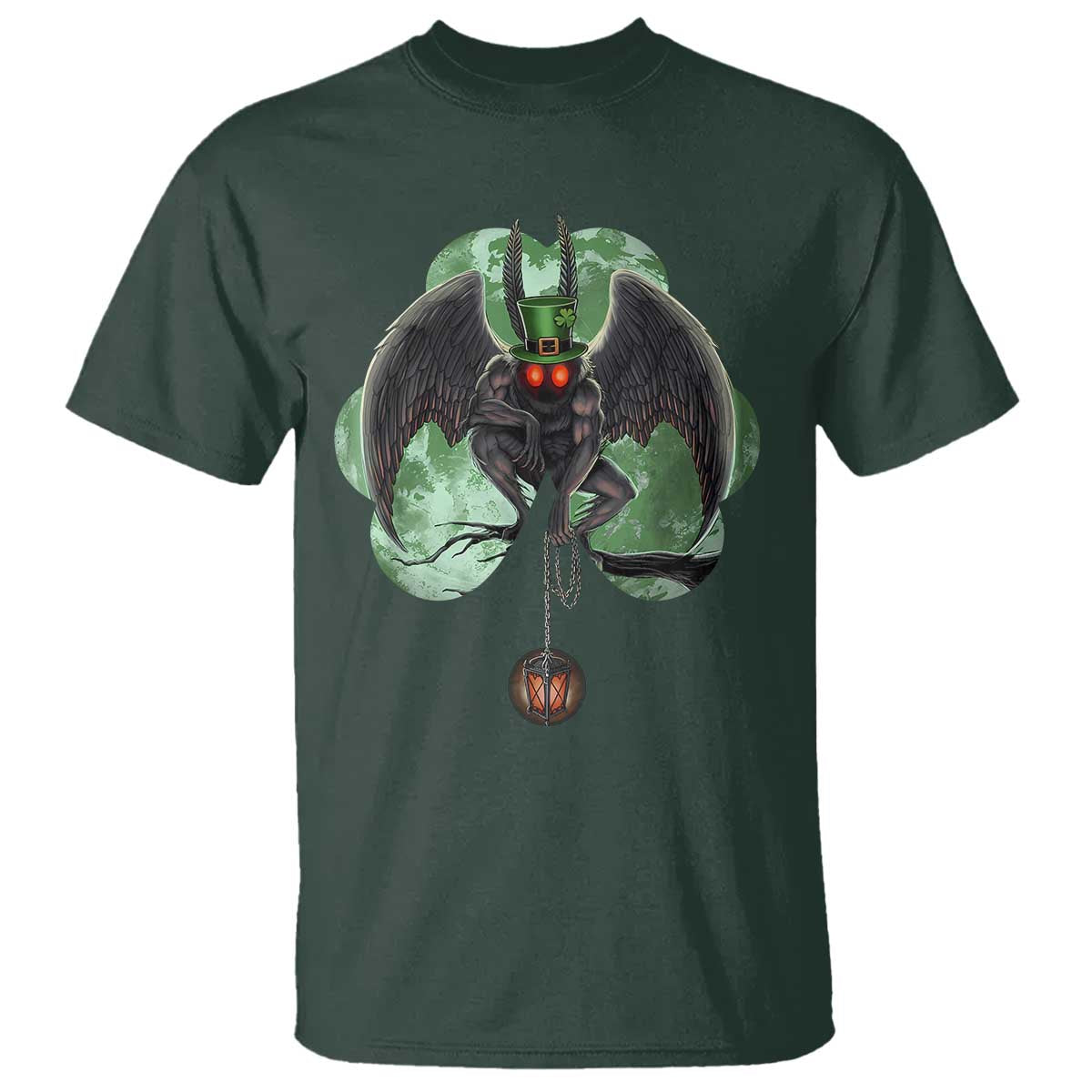 funny-st-patricks-day-mothman-cryptid-creature-shamrock-t-shirt