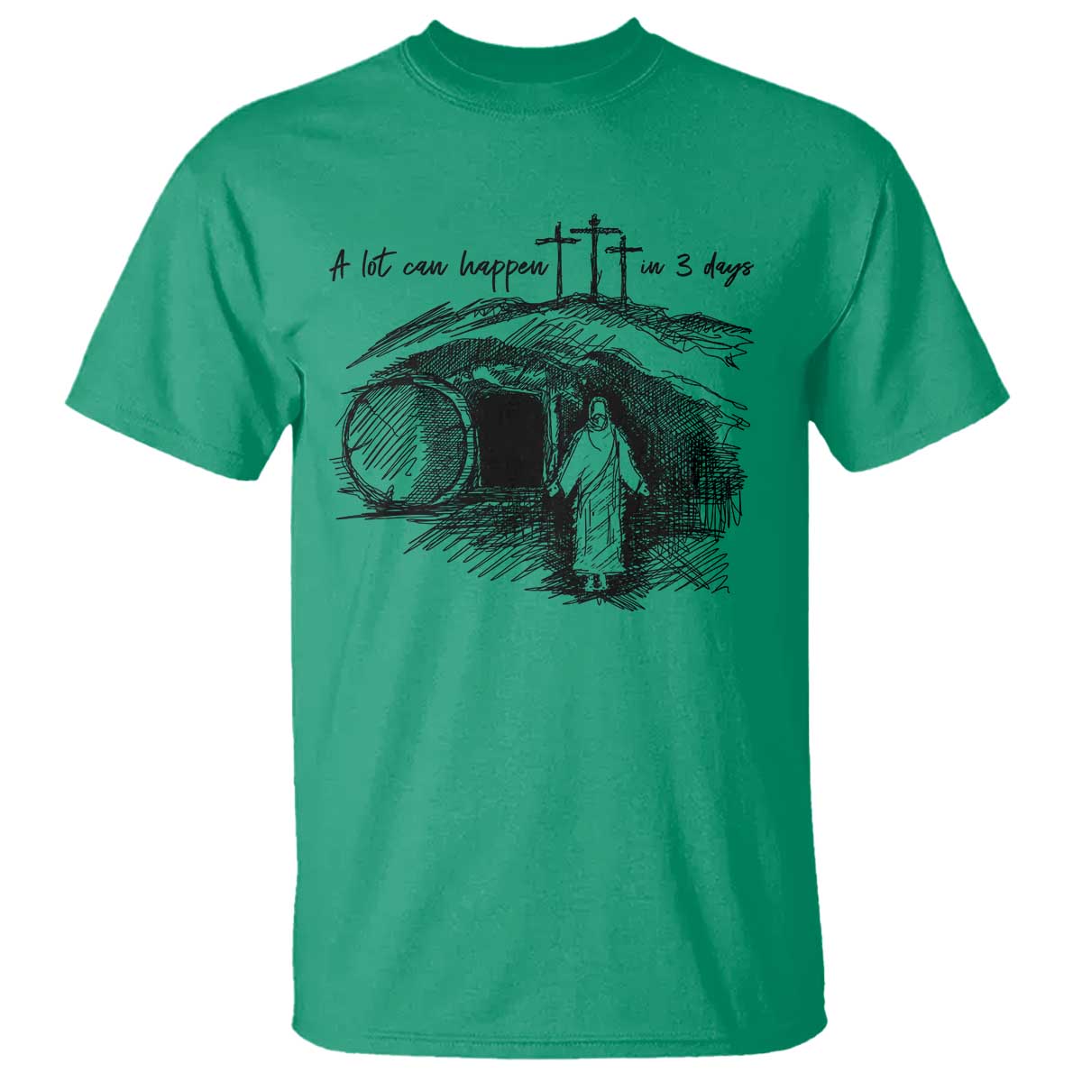 a-lot-can-happen-in-3-days-t-shirt-easter-day-good-friday-religious-christian
