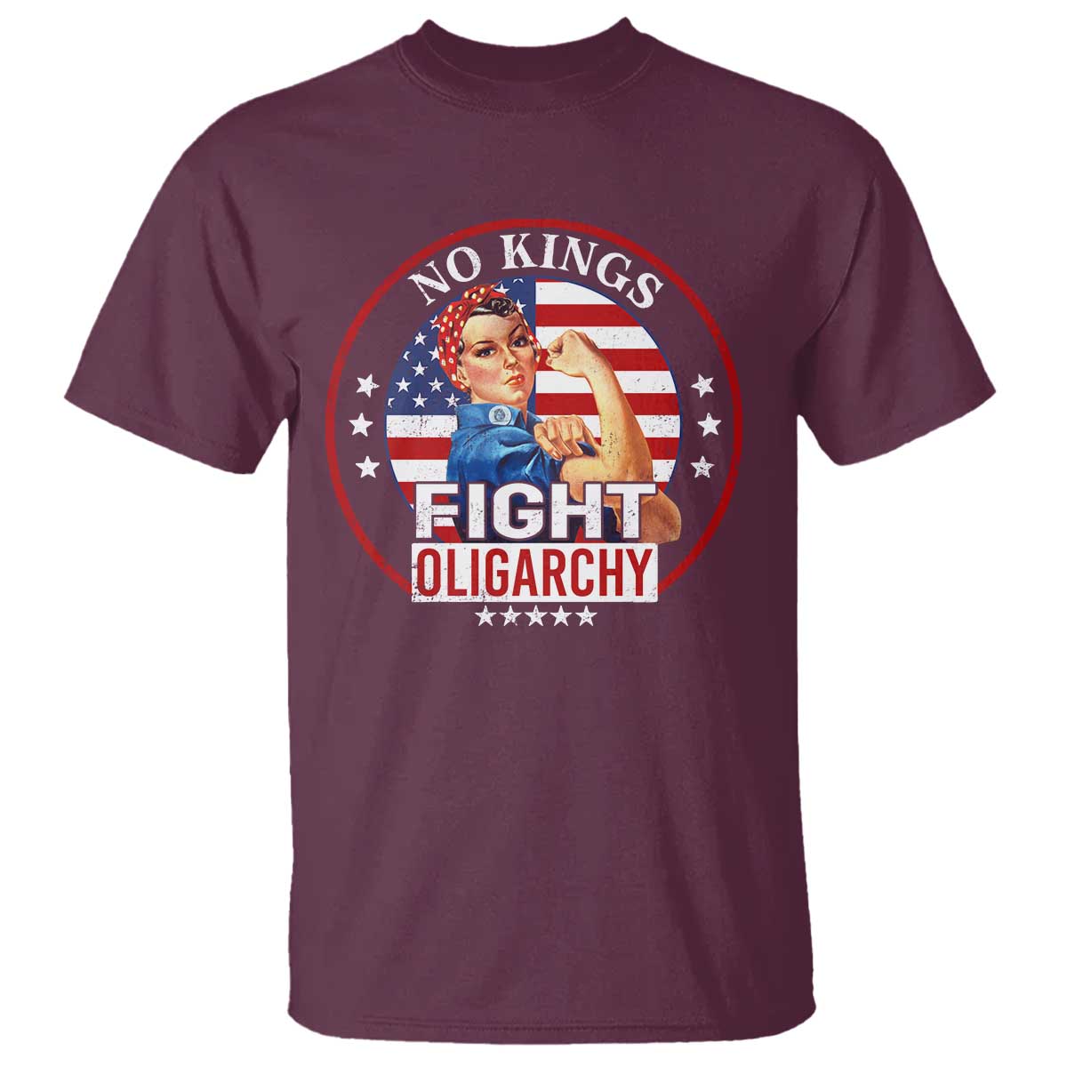 no-kings-fight-oligarchy-t-shirt-womans-girl-vintage-america-flag