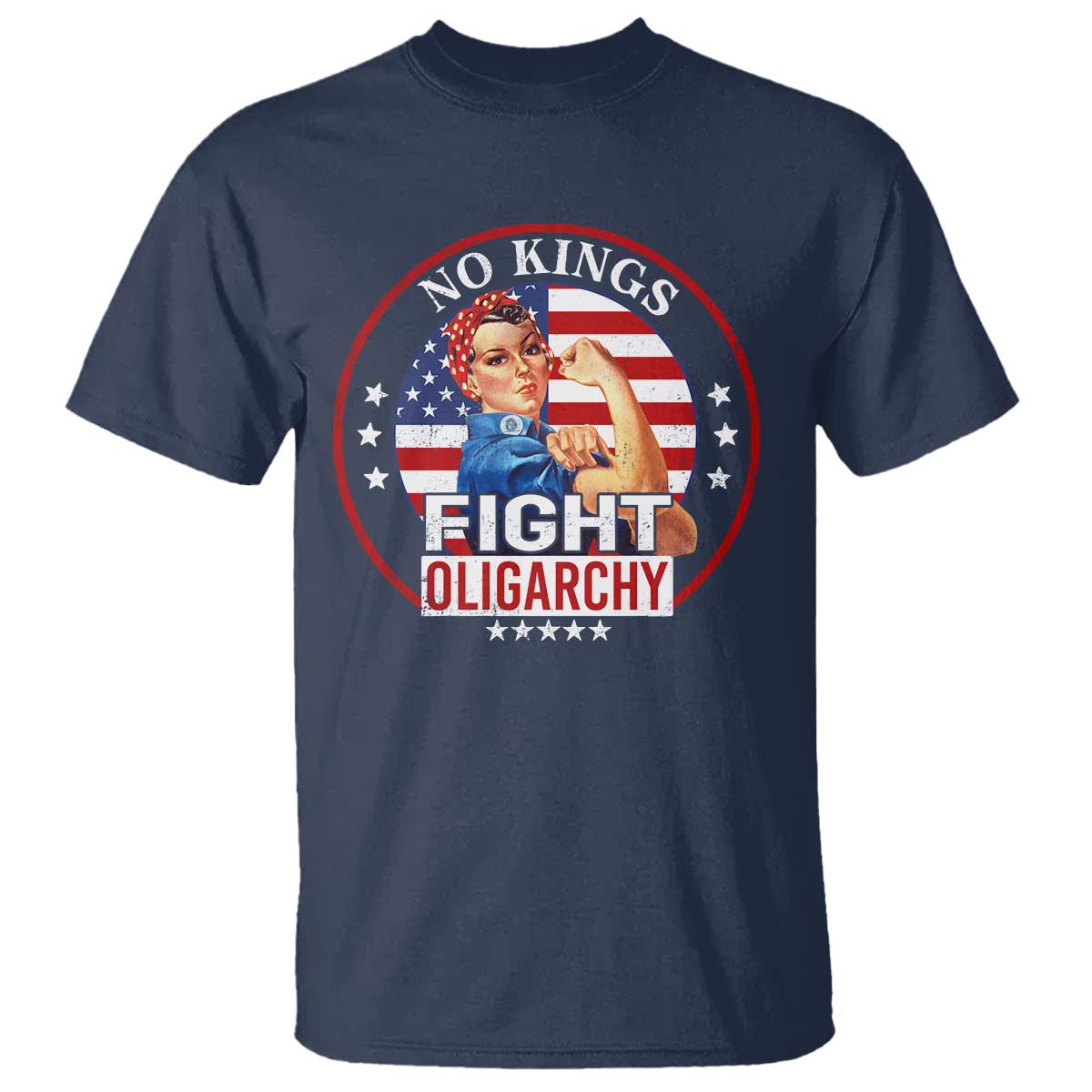 no-kings-fight-oligarchy-t-shirt-womans-girl-vintage-america-flag