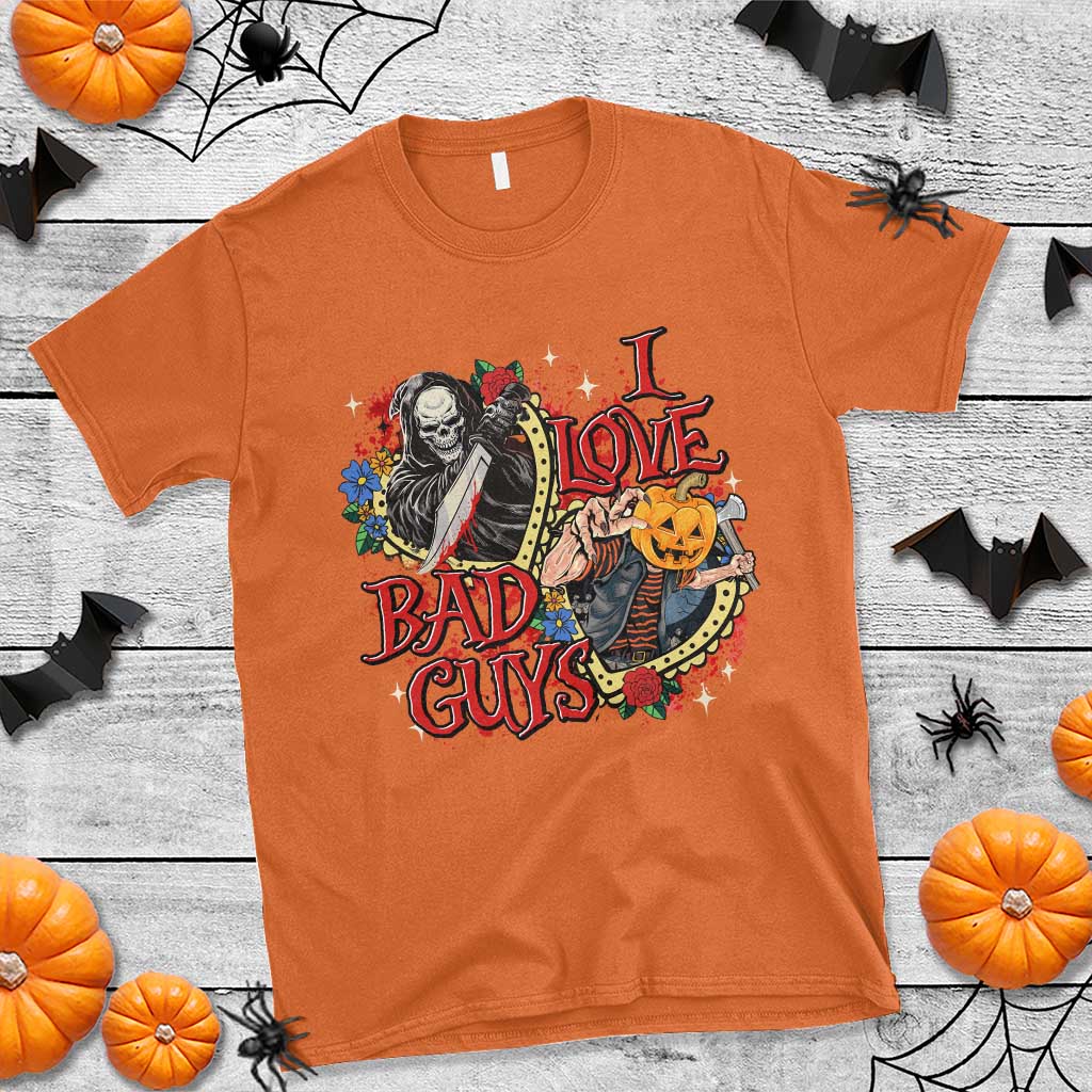 funny-halloween-t-shirt-i-love-bad-guys-scary-murderer-horror-skeleton-pumpkin-heart-rose