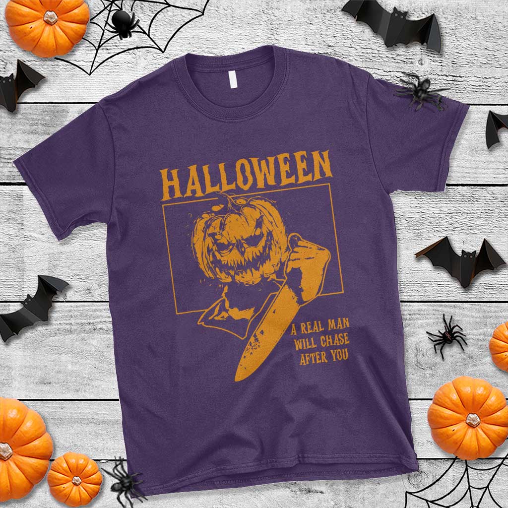 funny-halloween-t-shirt-a-real-man-will-chase-after-you-pumpkin-knife-murderer