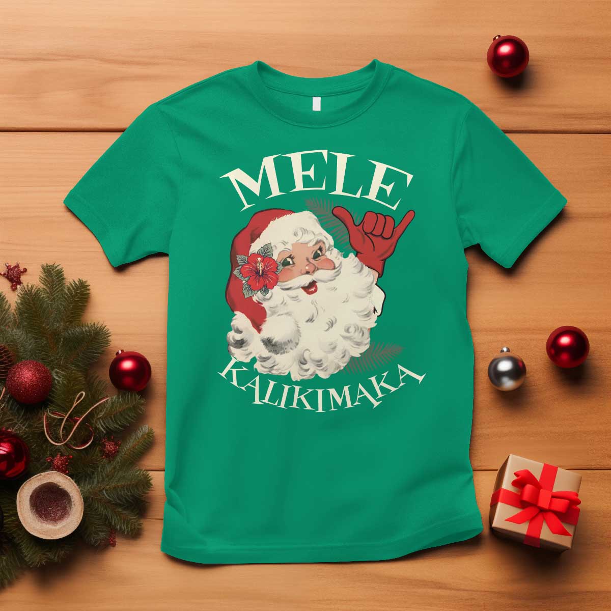 christmas-in-hawaii-t-shirt-mele-kalikimaka-retro-santa-shaka-aloha-xmas