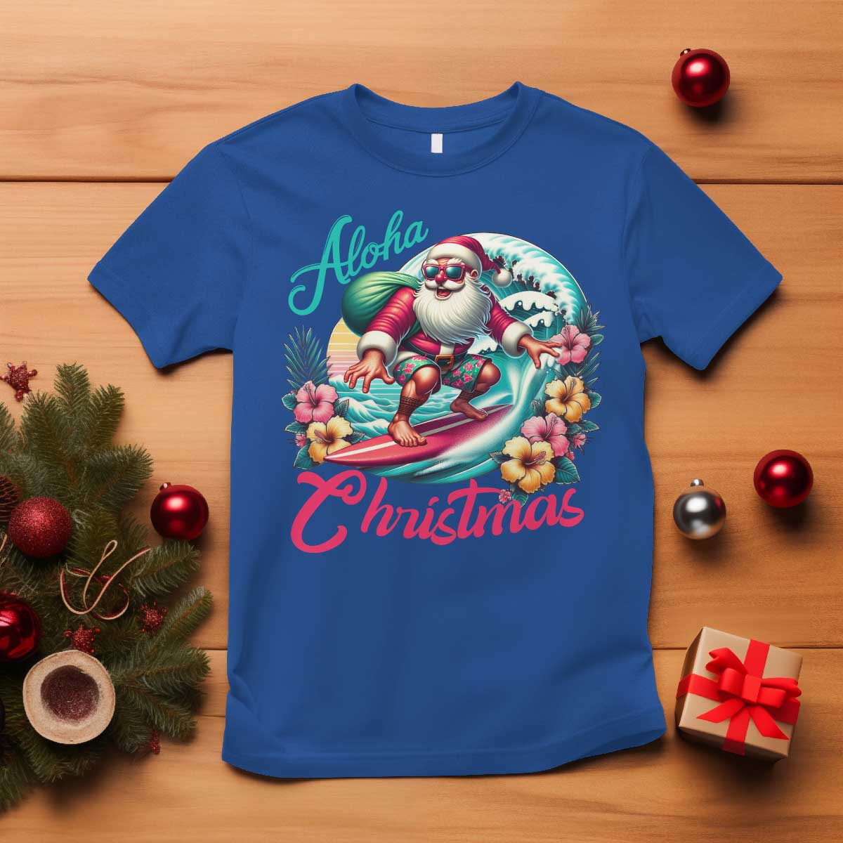 xmas-in-hawaii-t-shirt-aloha-christmas-santa-surfing-hibiscus-flower