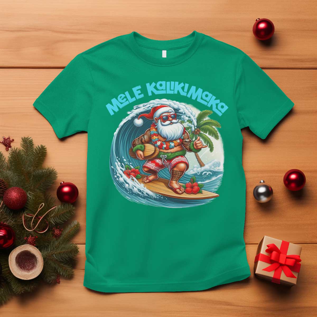 christmas-in-hawaii-t-shirt-mele-kalikimaka-santa-surfing-hibiscus