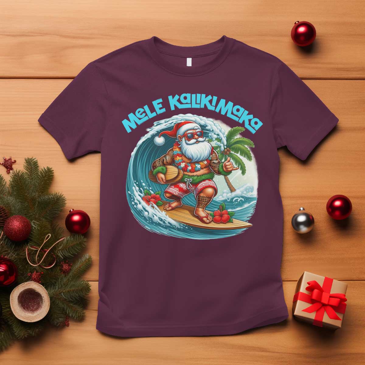 christmas-in-hawaii-t-shirt-mele-kalikimaka-santa-surfing-hibiscus