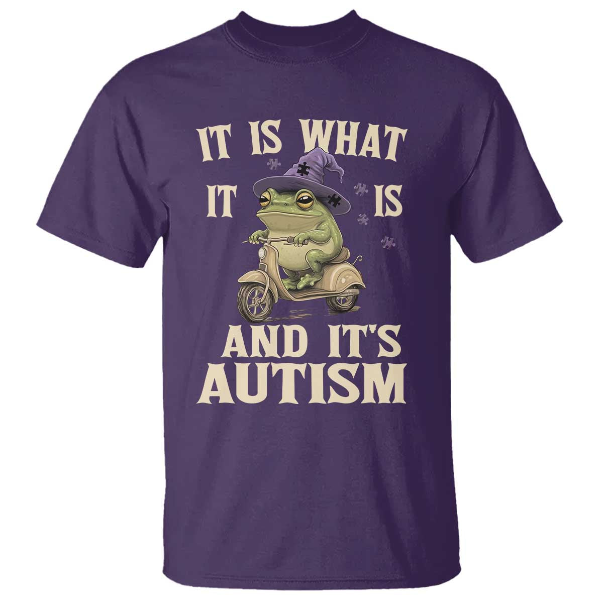 Funny It Is What It Is And It's Autism T Shirt Meme Autism Support Frog