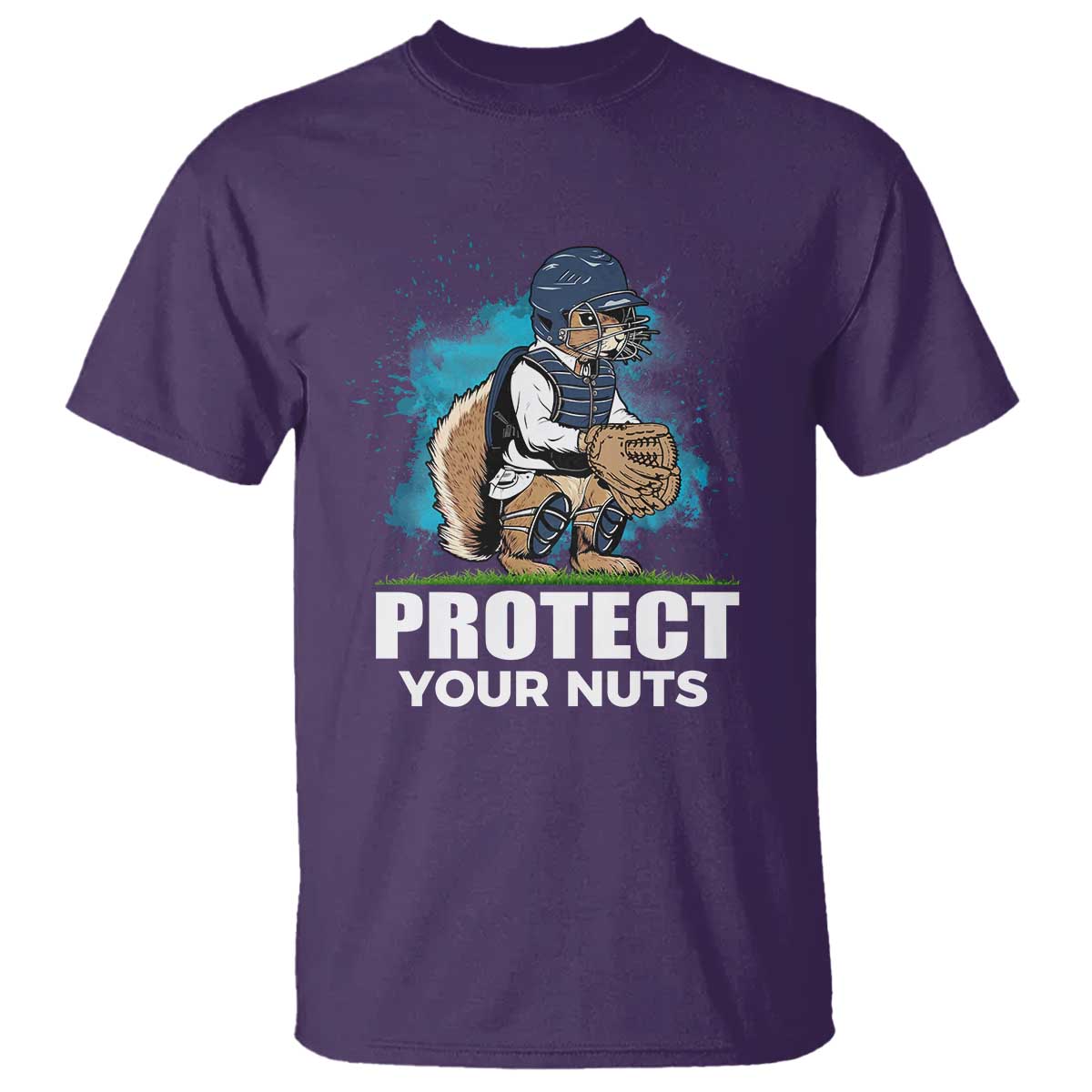 funny-baseball-squirrel-t-shirt-protect-your-nuts-catcher