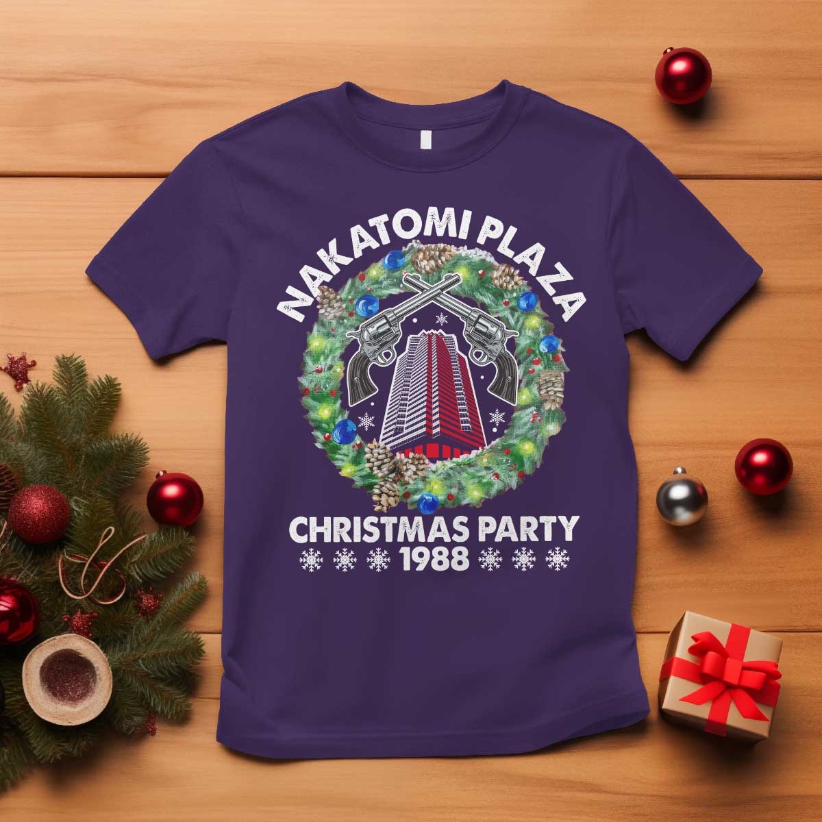 christmas-nakatomi-plaza-t-shirt-christmas-party-1988-xmas-wreath