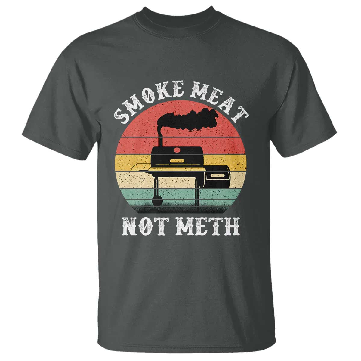 funny-smoke-meat-not-meth-t-shirt-retro-vintage-grilling-bbq