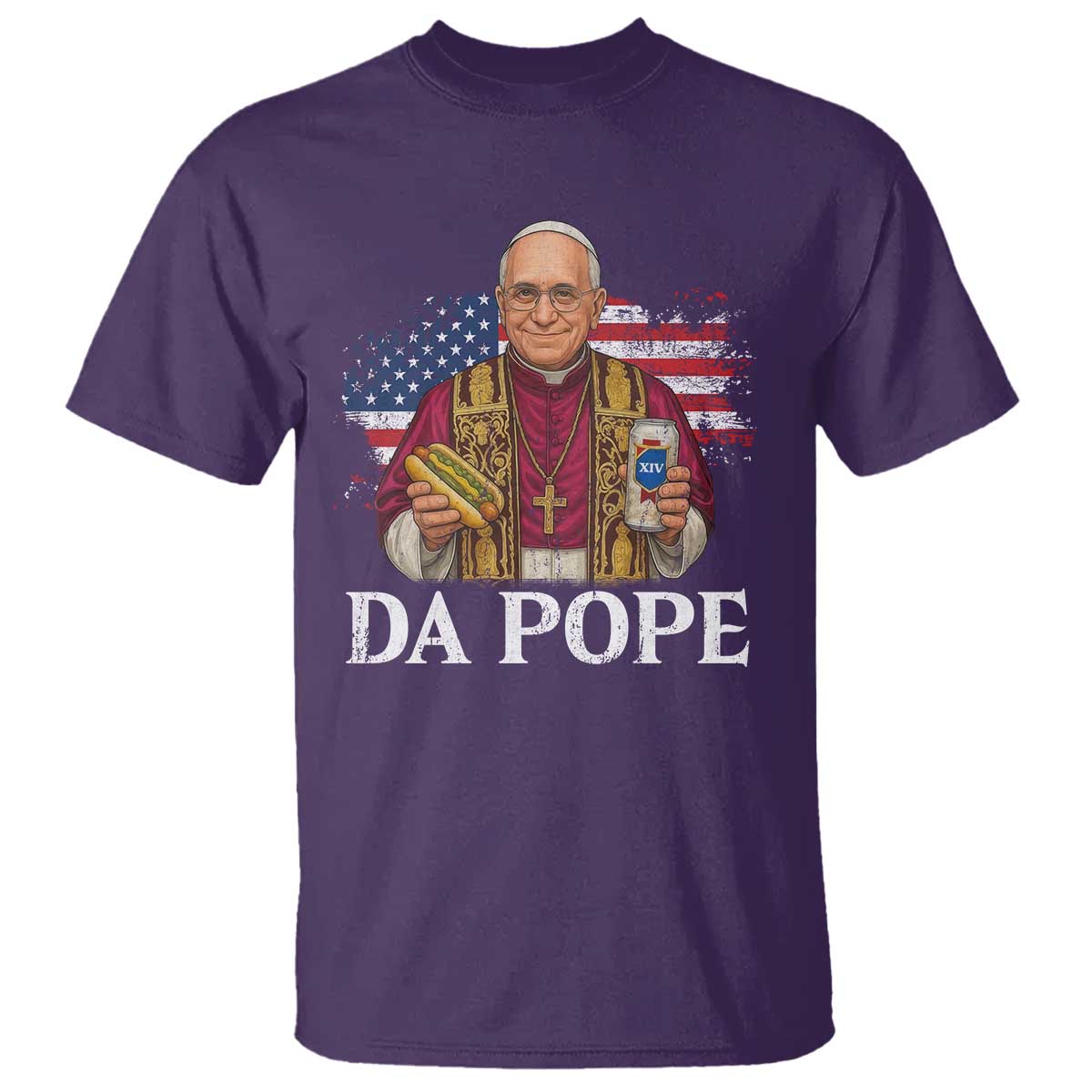 funny-da-pope-america-chicago-leo-xiv-t-shirt-hotdog-and-beer