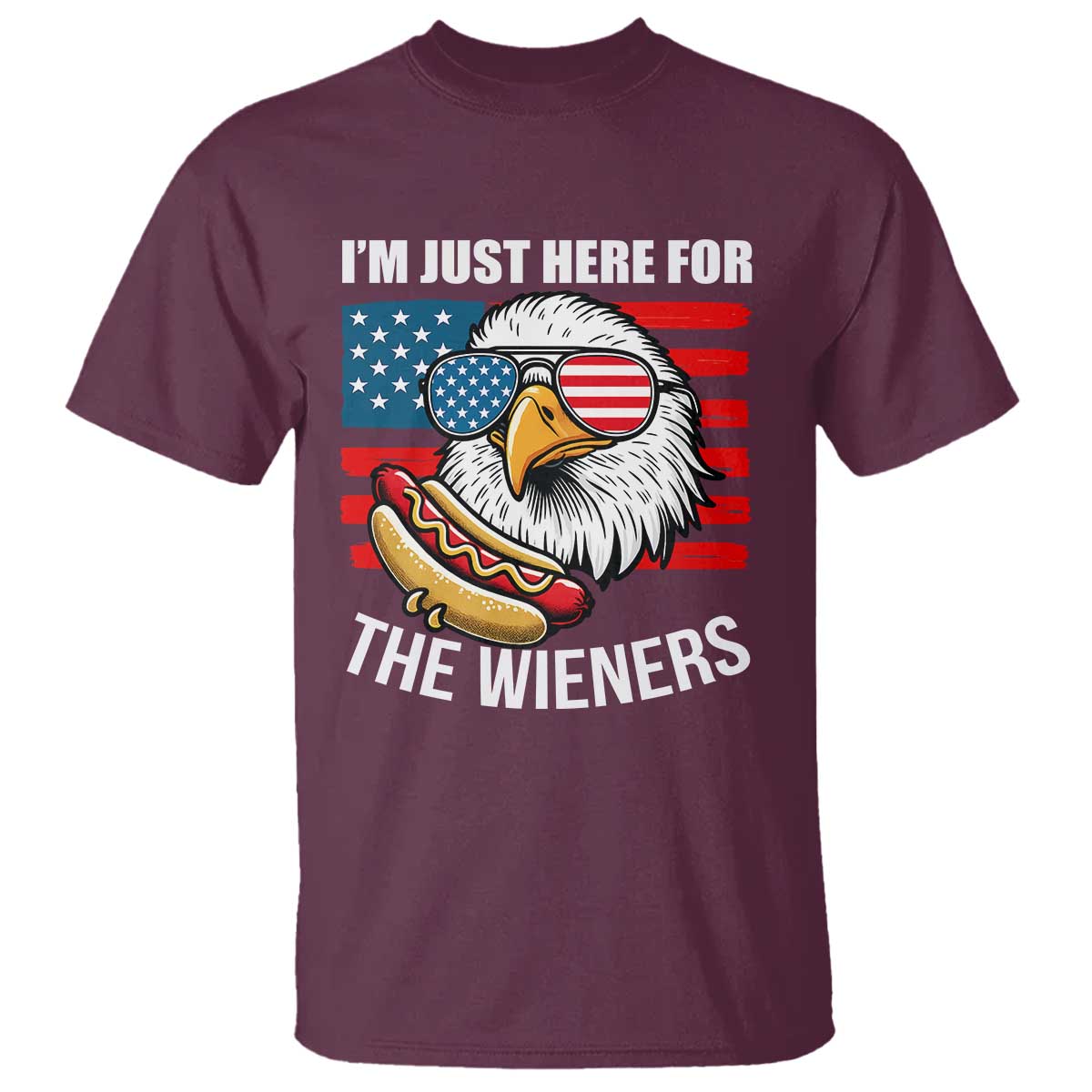 funny-im-just-here-for-the-wieners-t-shirt-4th-of-july-bald-eagle-hot-dog-lover