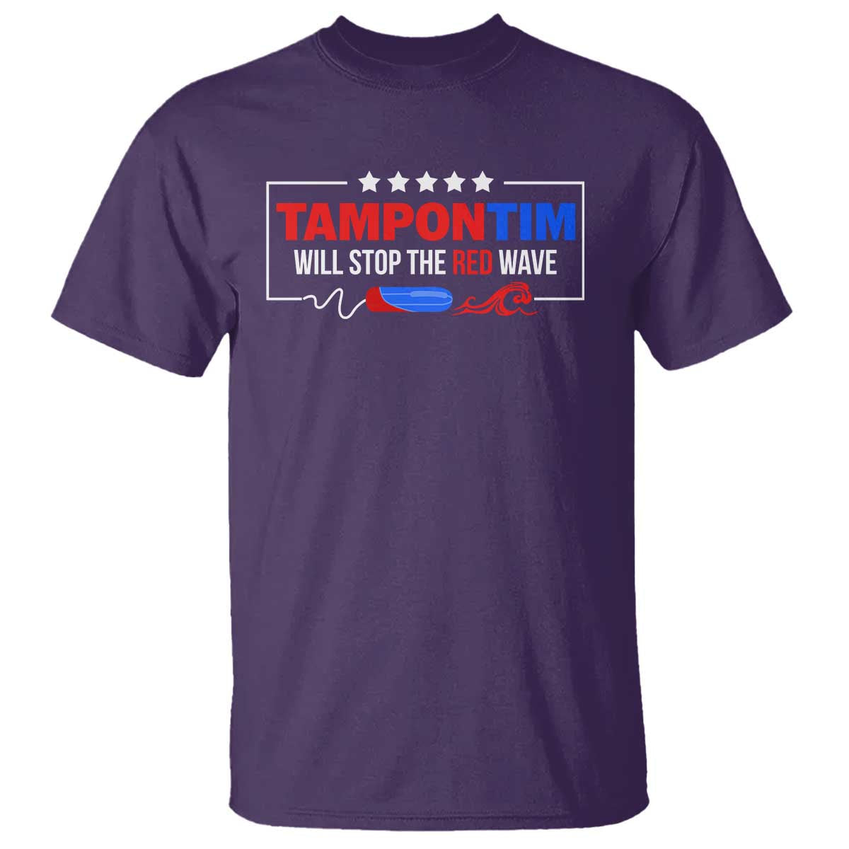funny-walz-t-shirt-tampon-tim-will-stop-the-red-wave-star