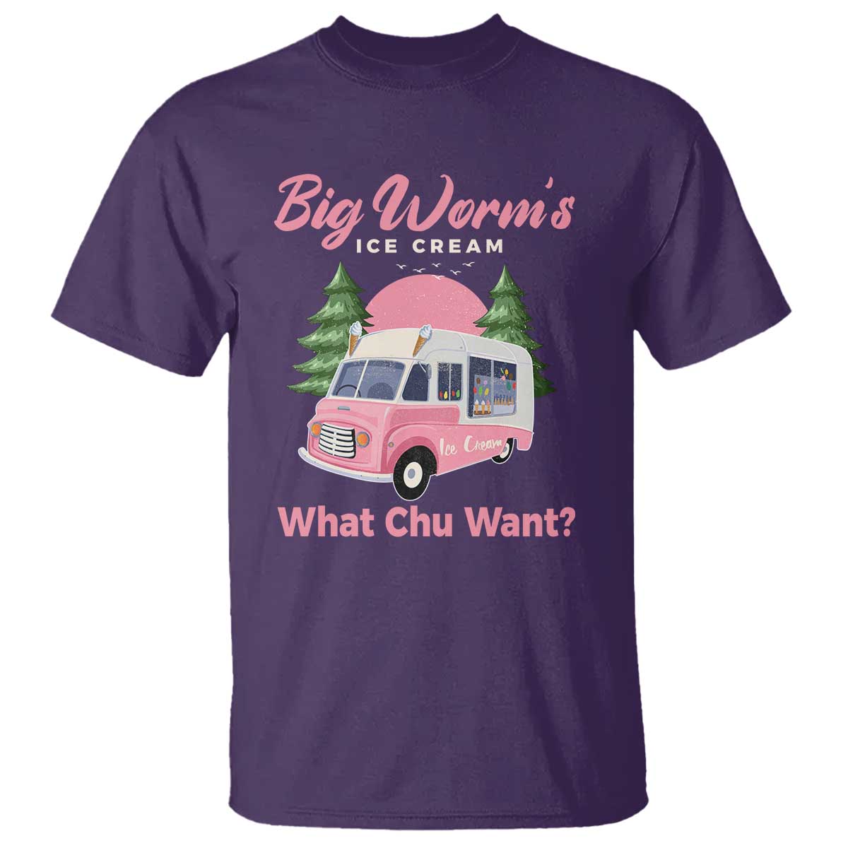 funny-big-worms-ice-cream-what-chu-want-t-shirt-summer-van