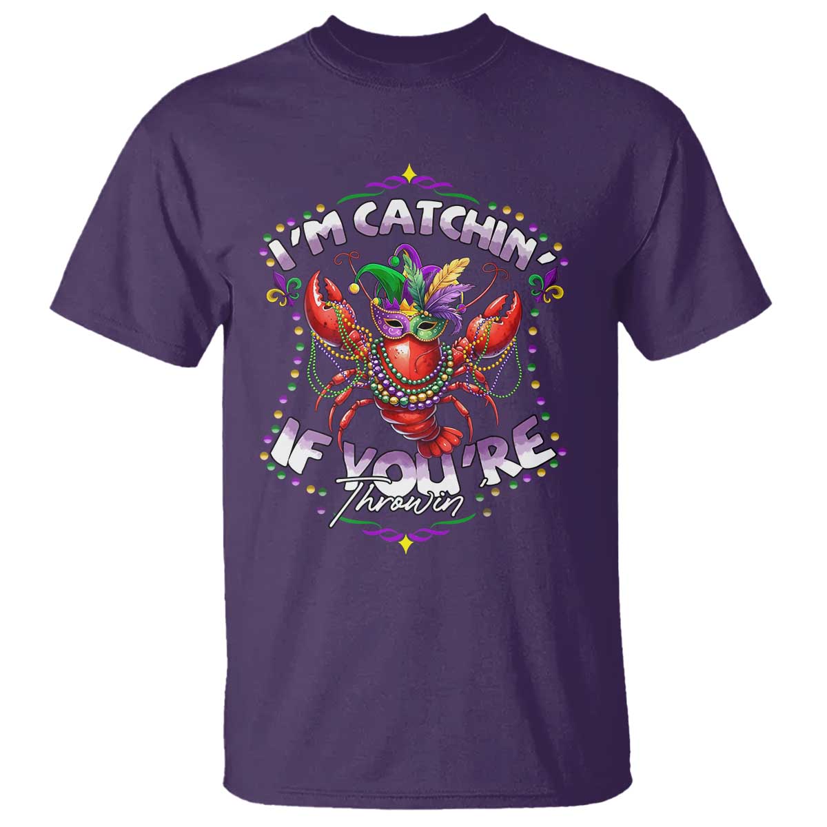 funny-im-catchin-if-youre-throwin-mardi-gras-t-shirt-crawfish-beads-jester-hat
