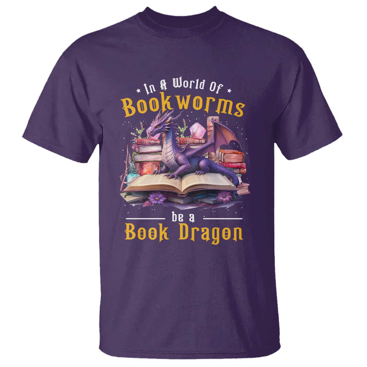 funny-reader-t-shirt-in-a-world-full-of-bookworms-be-a-book-dragon