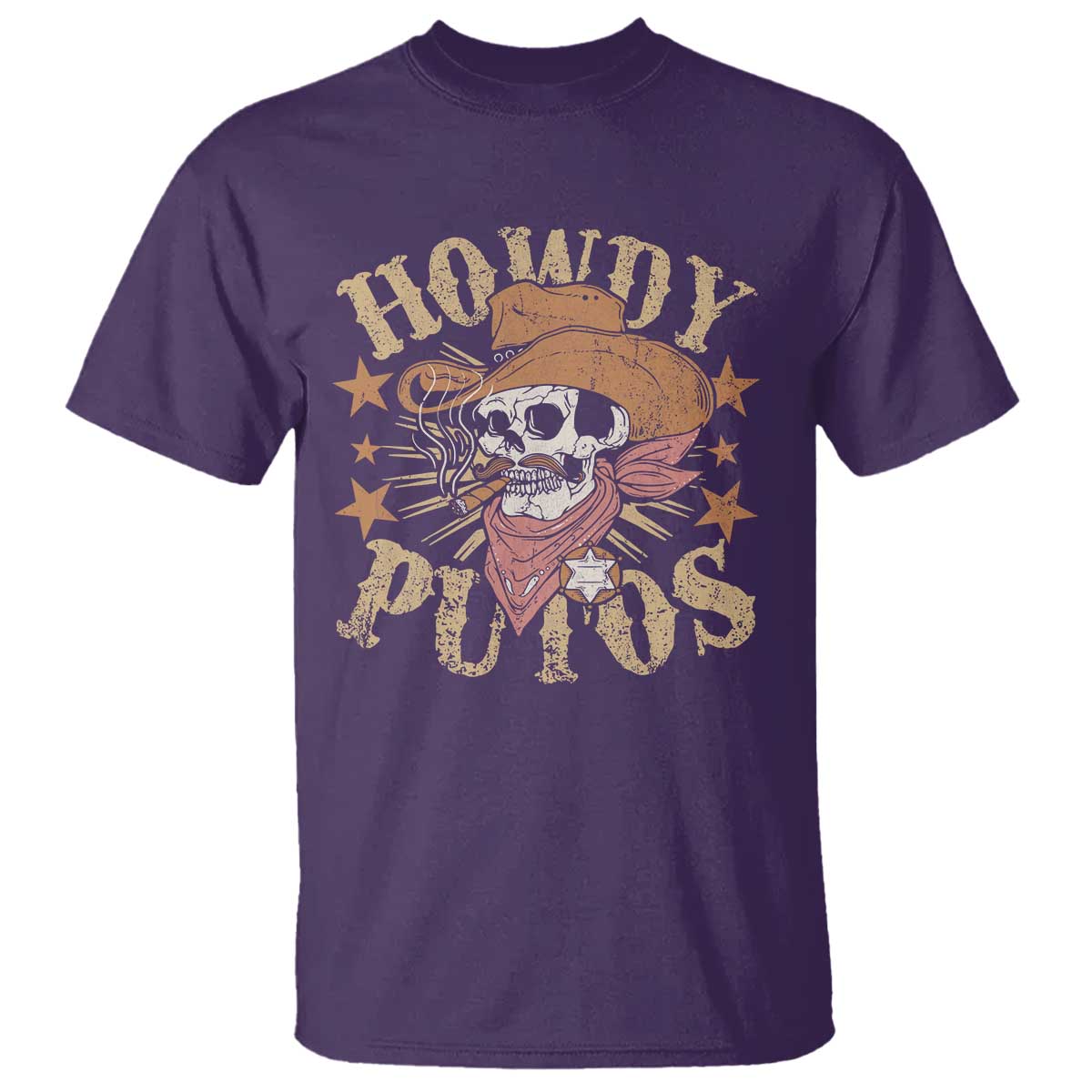 funny-howdy-putos-t-shirt-western-country-smoking-skull-cowboy