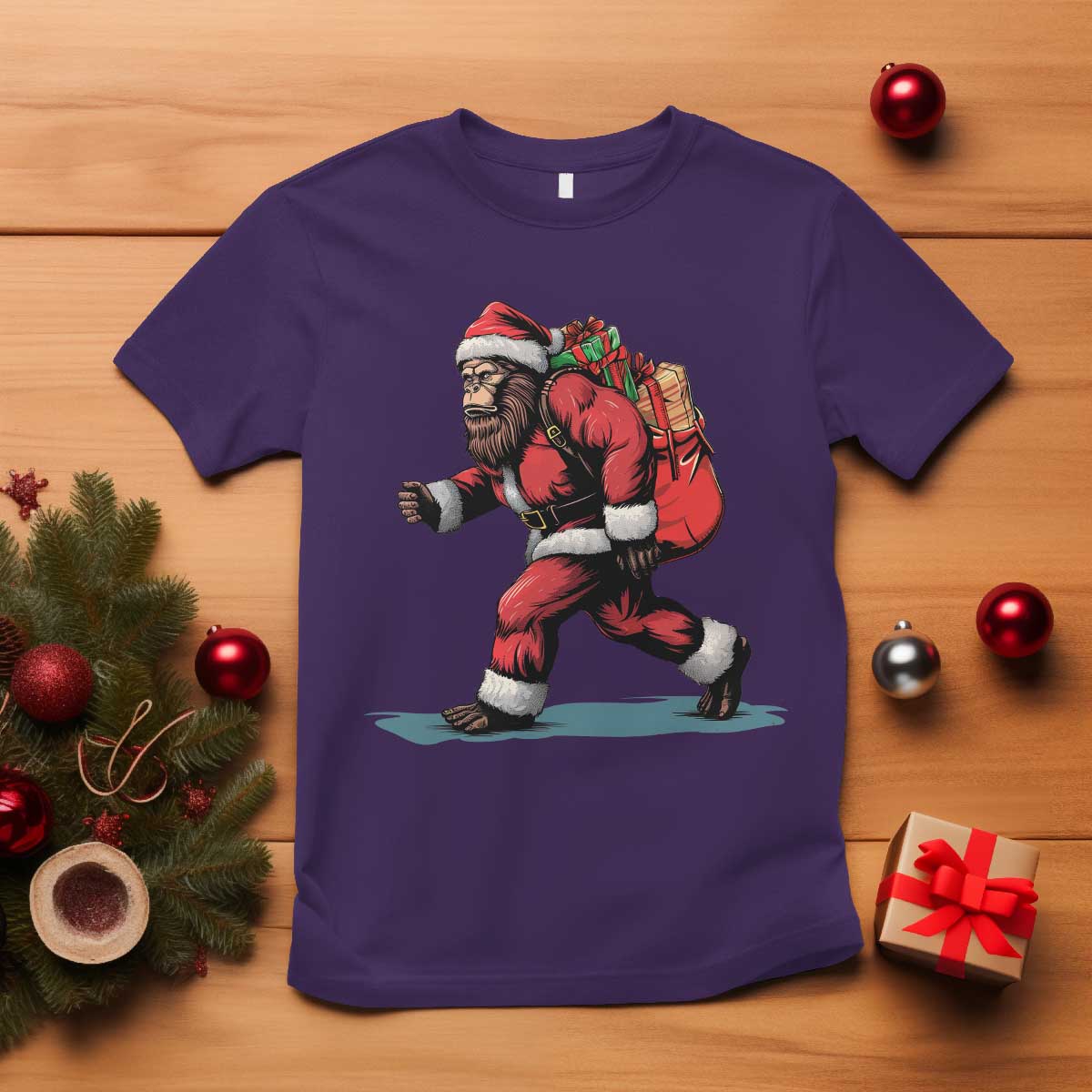 funny-christmas-santa-bigfoot-t-shirt-xmas-sasquatch