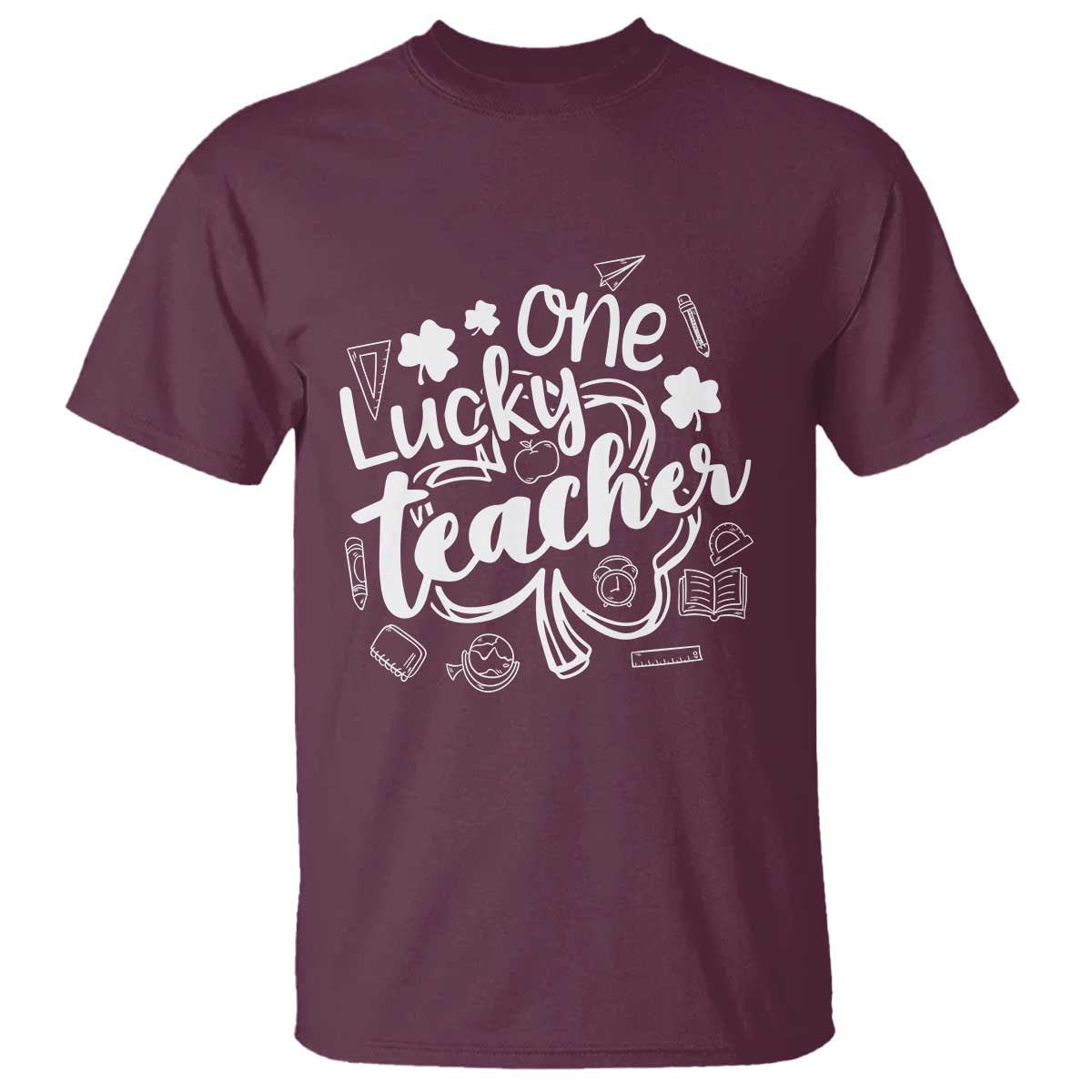 funny-st-patricks-day-irish-teacher-t-shirt-one-lucky-teacher-shamrock