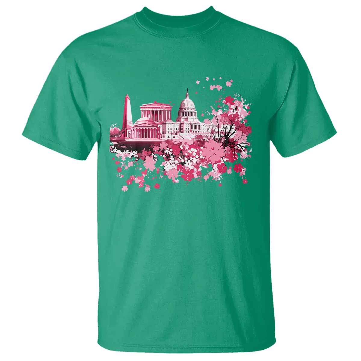washington-dc-cherry-blossoms-t-shirt-capitol-building-monuments-memorials-sakura