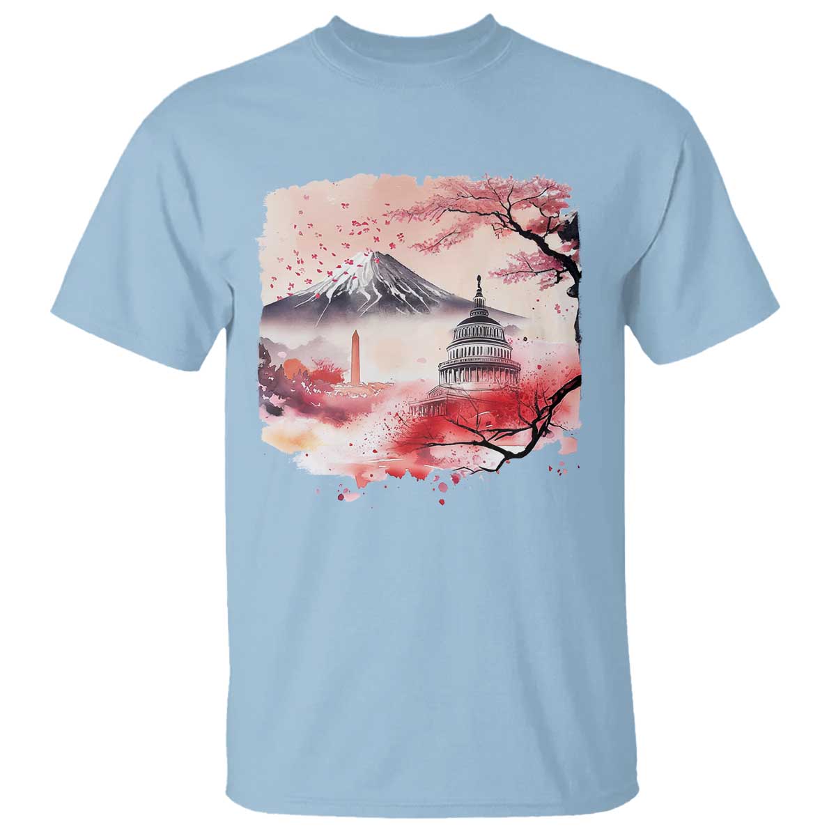 washington-dc-cherry-blossoms-monuments-memorials-t-shirt-japanese-art-style-mount-fuji-sakura