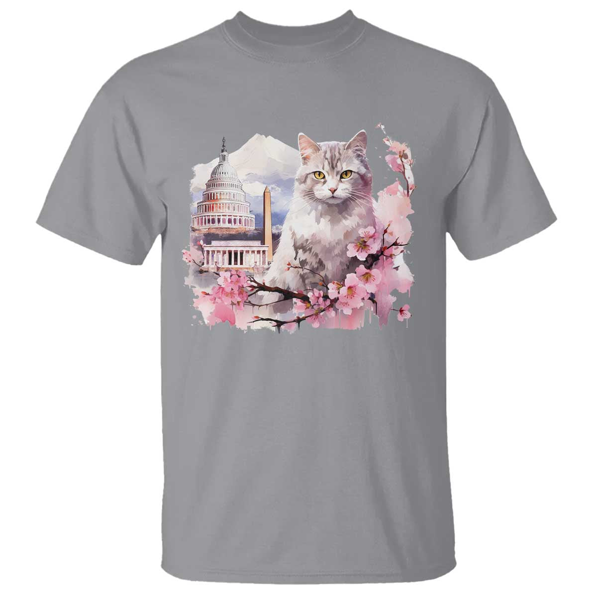washington-dc-cat-cherry-blossoms-t-shirt-capitol-building-monuments-memorials-sakura