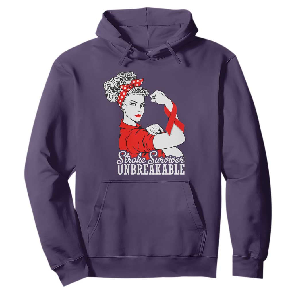 Stroke Survivor Unbreakable Hoodie Stroke Support Gift
