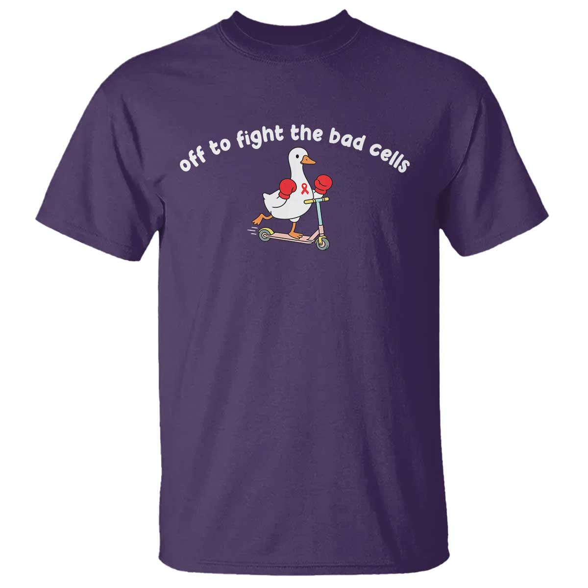 Funny Goose Blood Cancer Support T Shirt Off To Fight The Bad Cells