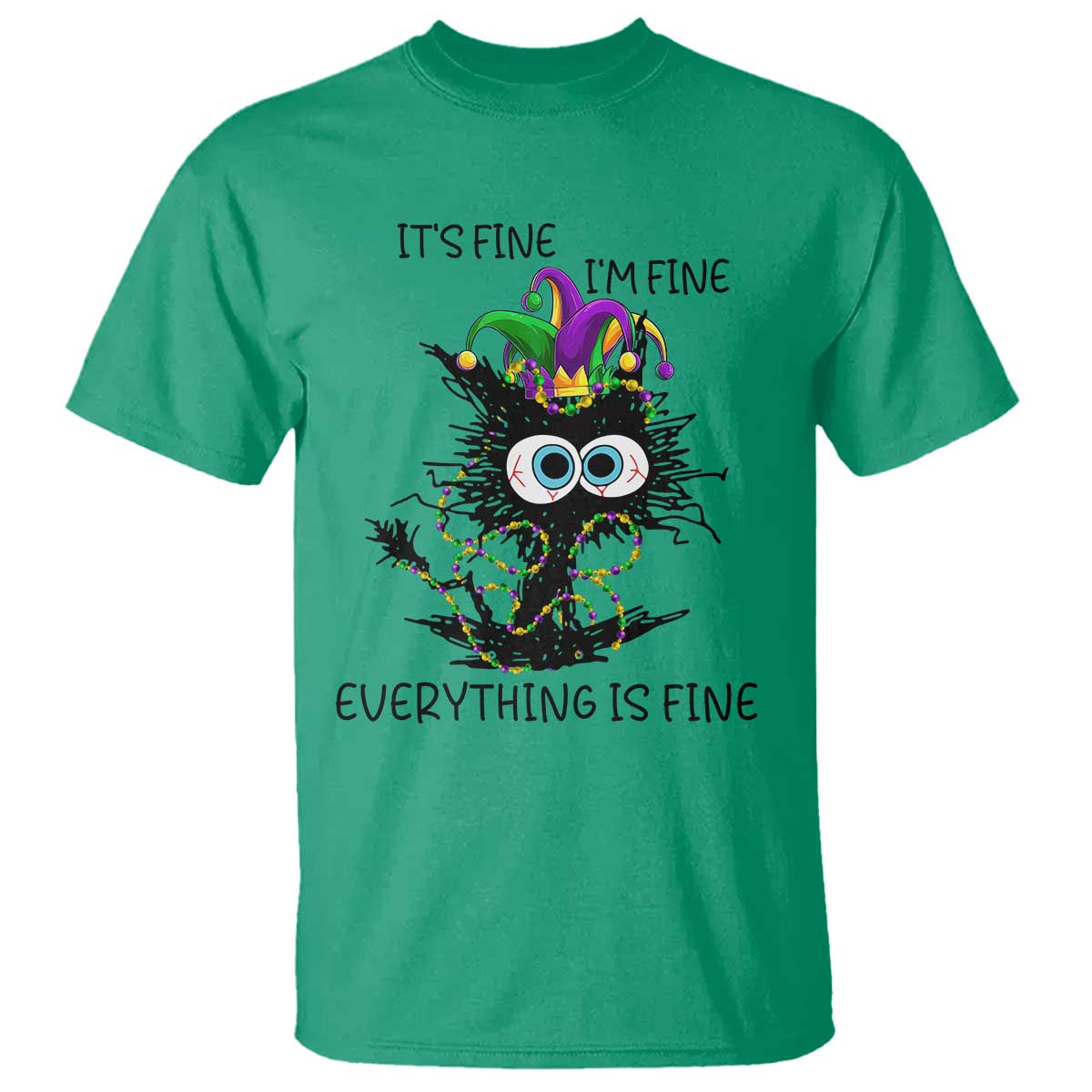 funny-mardi-gras-cat-t-shirt-its-fine-im-fine-everything-is-fine-jester-hat-beads