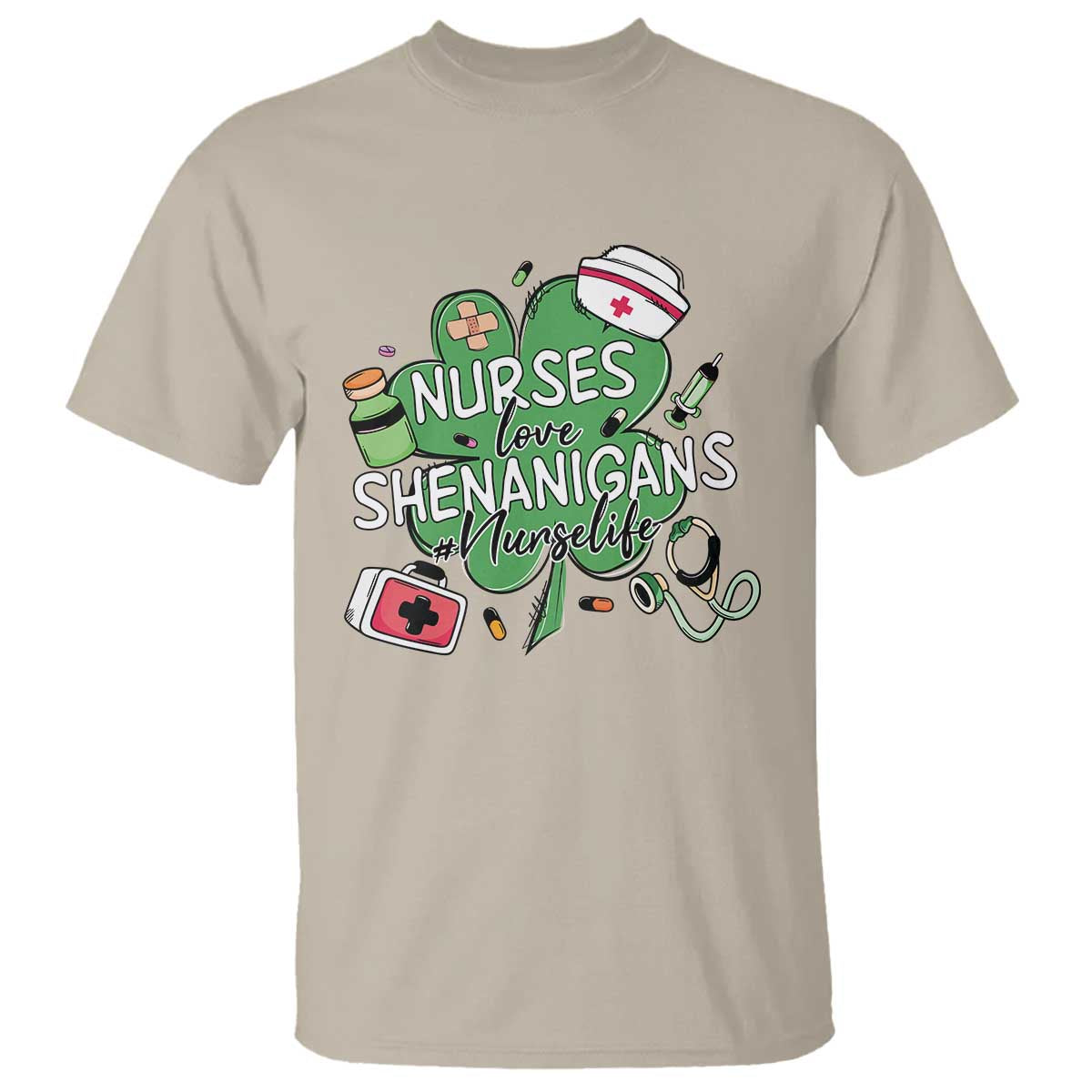 funny-st-patricks-day-nurse-t-shirt-nurses-love-shenanigans-nurse-life-shamrock