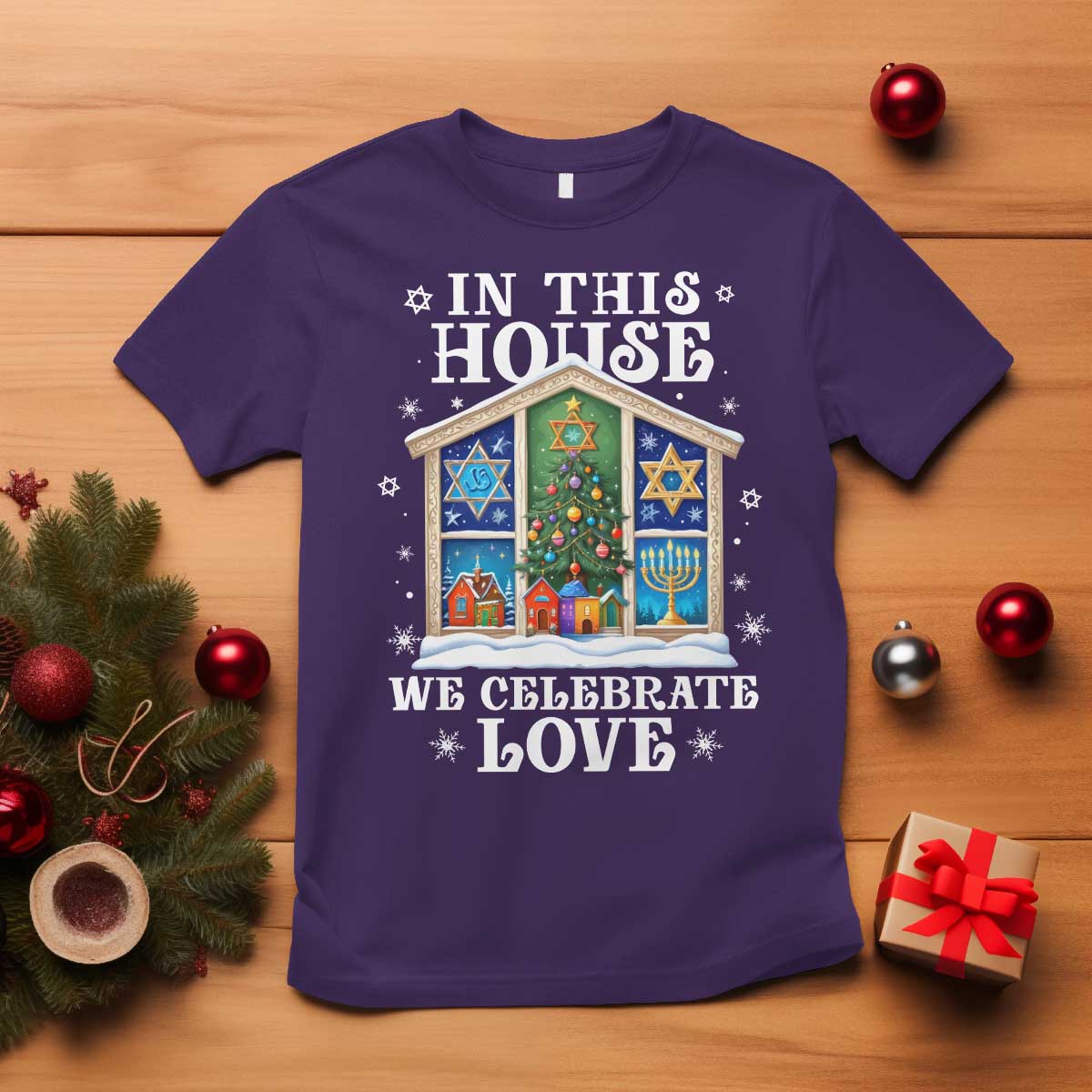 funny-hanukkah-christmas-t-shirt-in-this-house-we-celebrate-love-chrismukkah