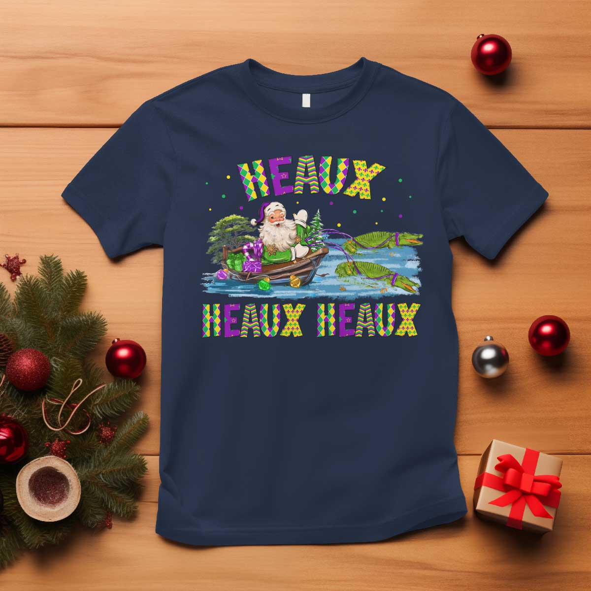 funny-christmas-cajun-louisiana-t-shirt-heaux-heaux-heaux-santa-alligator