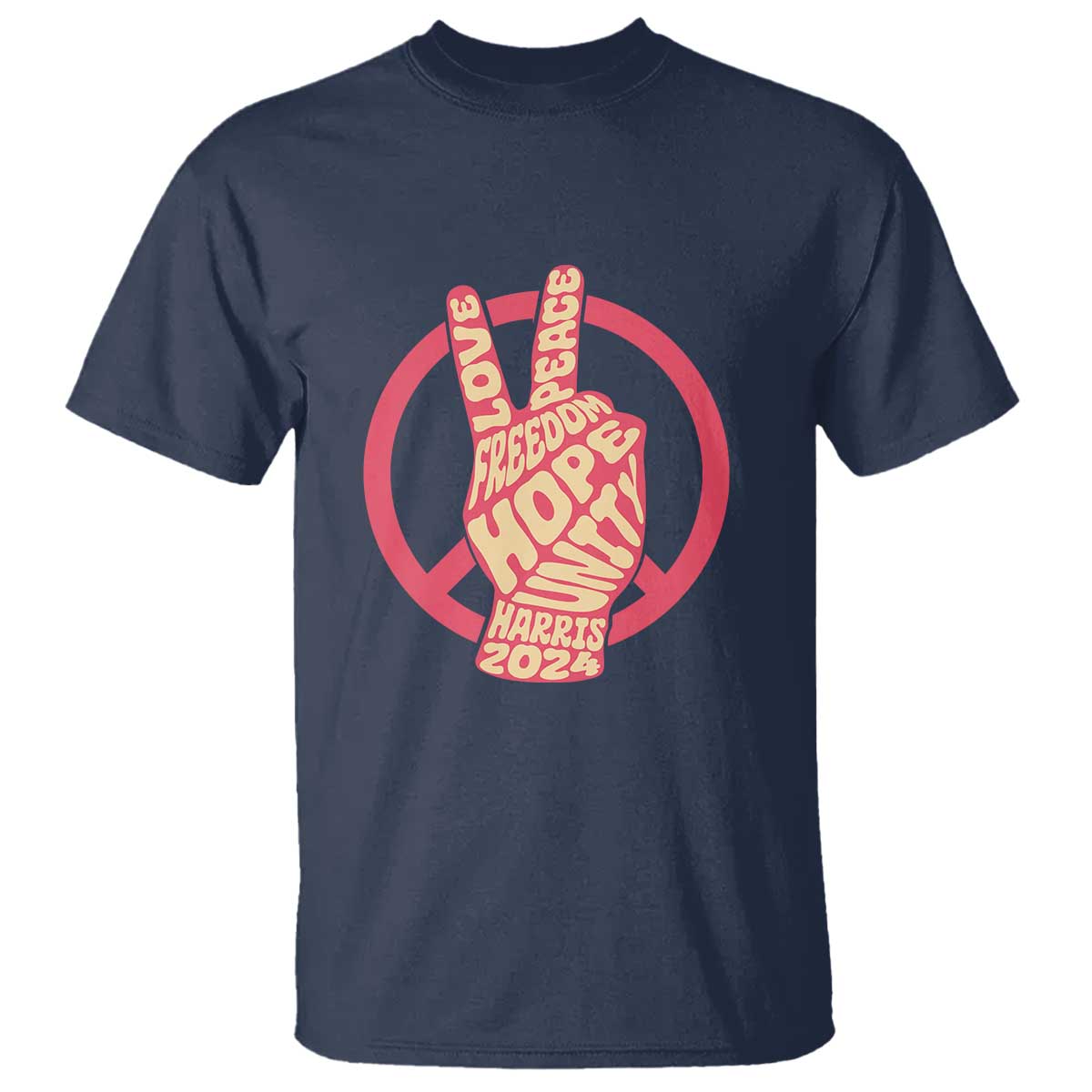 harris-2024-t-shirt-love-peace-freedom-hope-unity-peace-sign