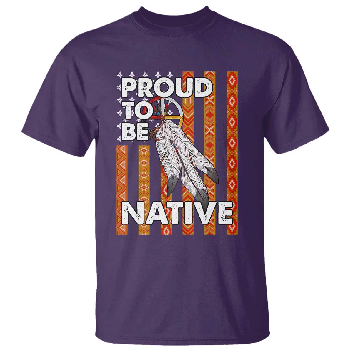 native-american-t-shirt-proud-to-be-native-american-flag-tribal-prints-medicine-wheel