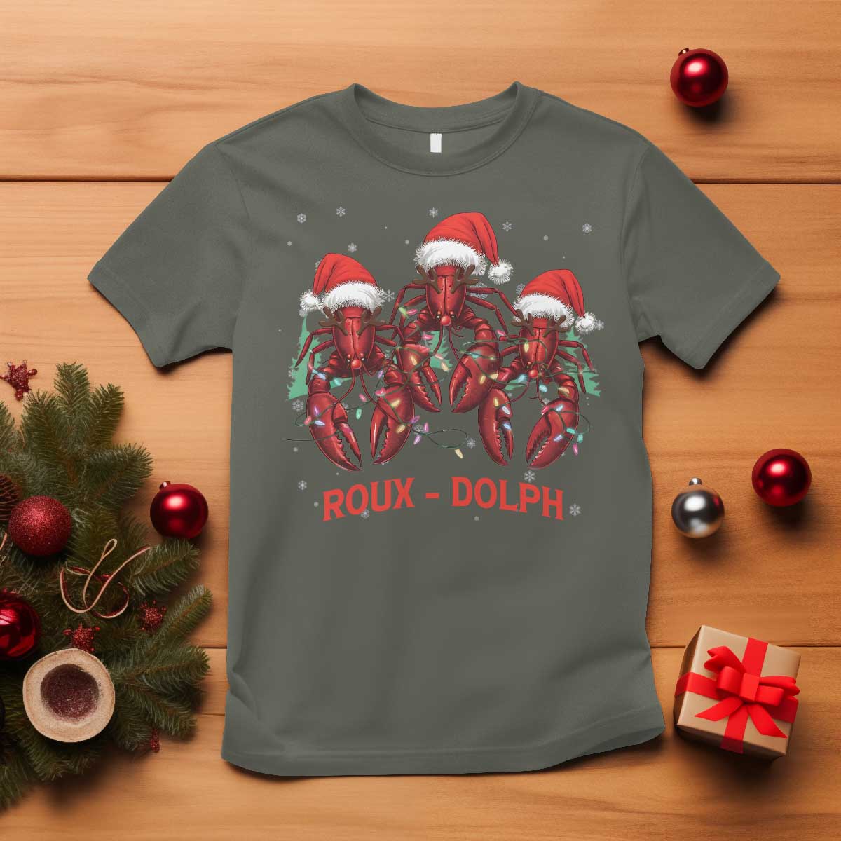 funny-christmas-cajun-louisiana-t-shirt-roux-dolph-crawfish-reindeers-santa-hat