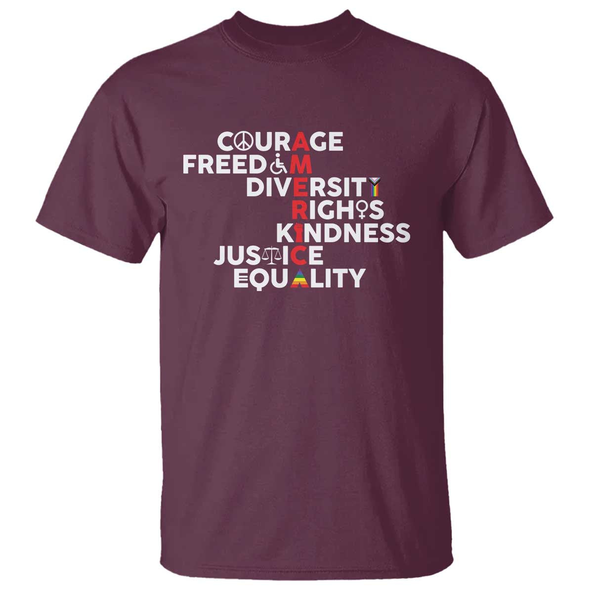 america-courage-freedom-diversity-rights-friendship-justice-t-shirt