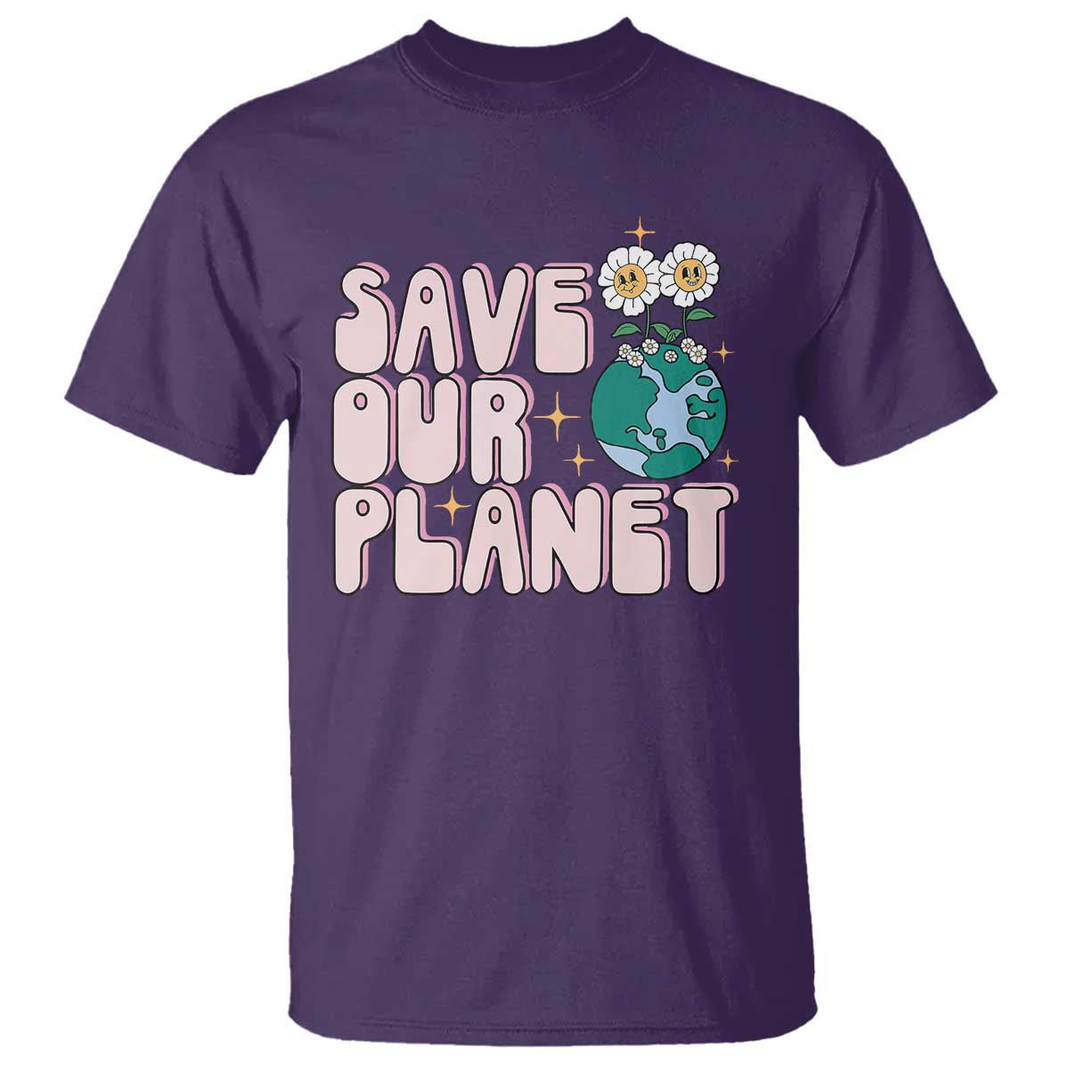 earth-day-save-our-planet-t-shirt-cute-retro-groove-flower