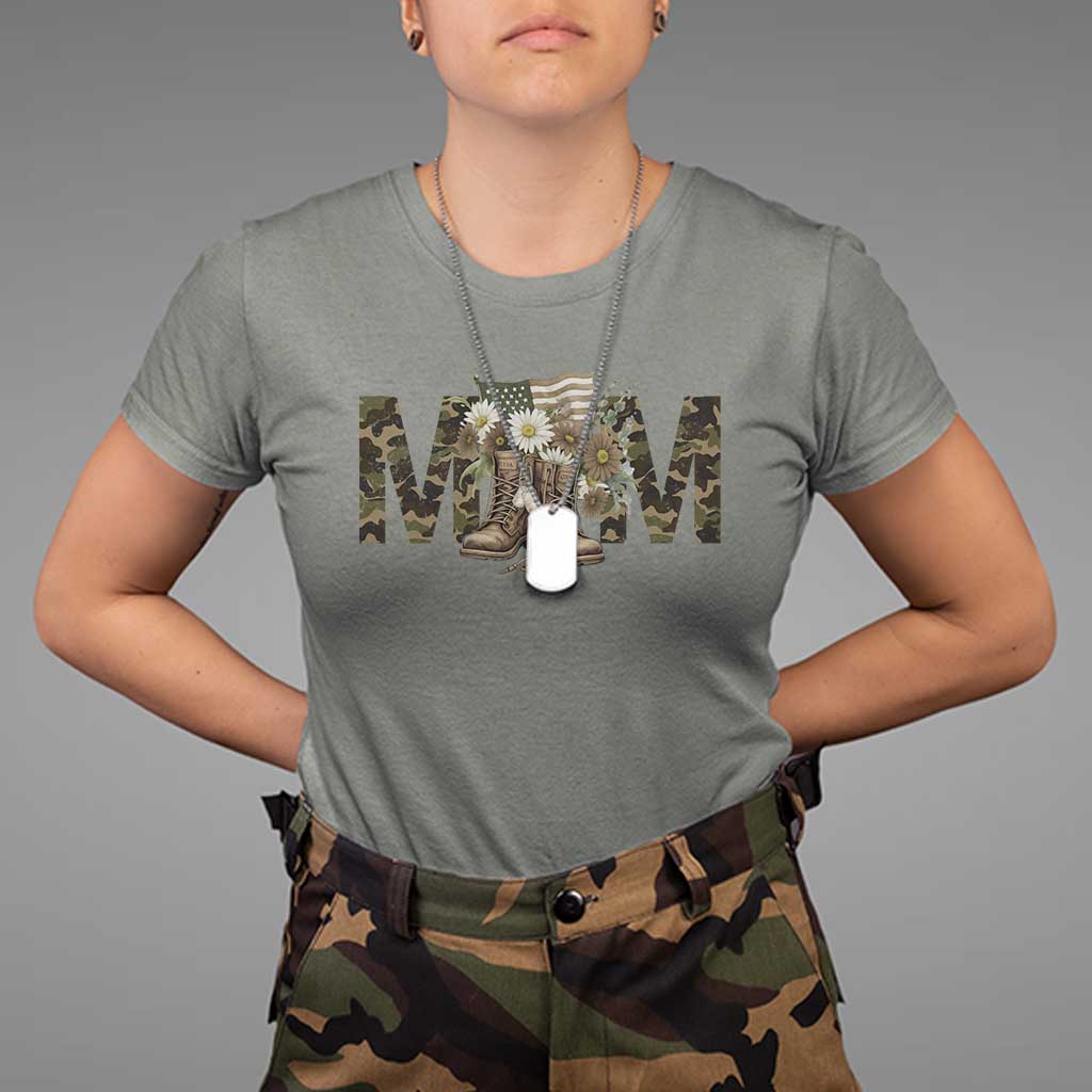 military-army-mom-floral-combat-shoes-t-shirt