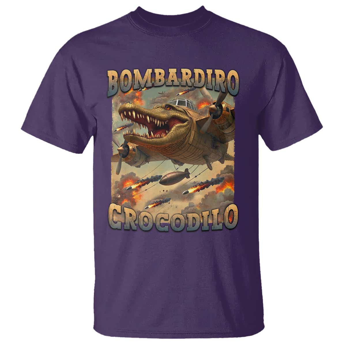 funny-italian-brainrot-bombardiro-crocodilo-t-shirt-gen-z-meme