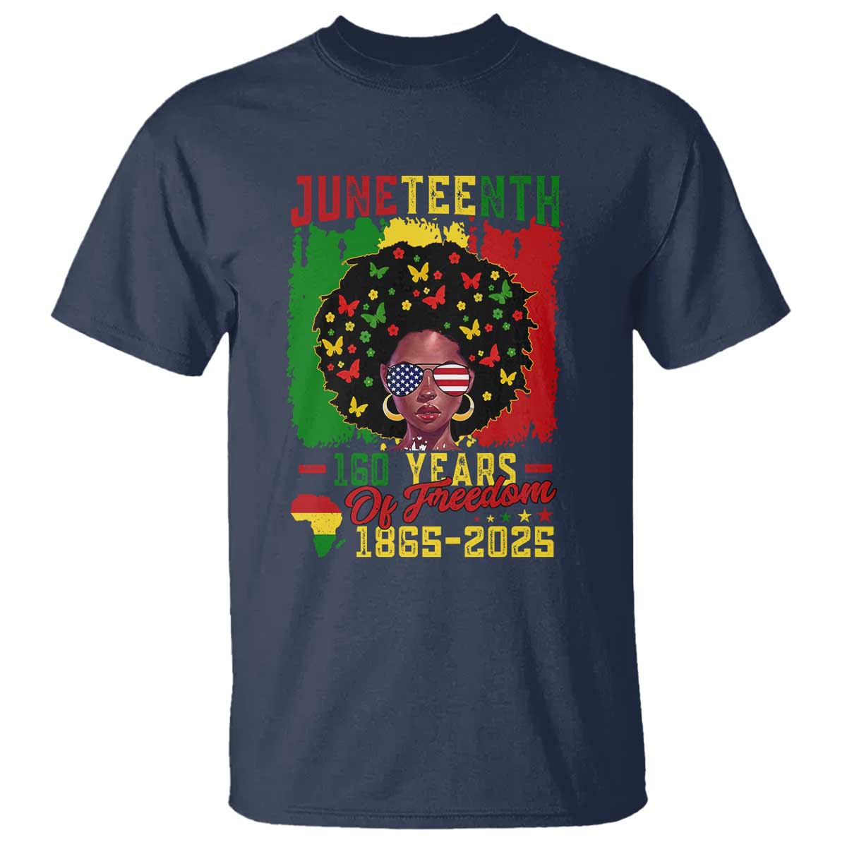 juneteenth-160-years-of-freedom-t-shirt-african-american-pride