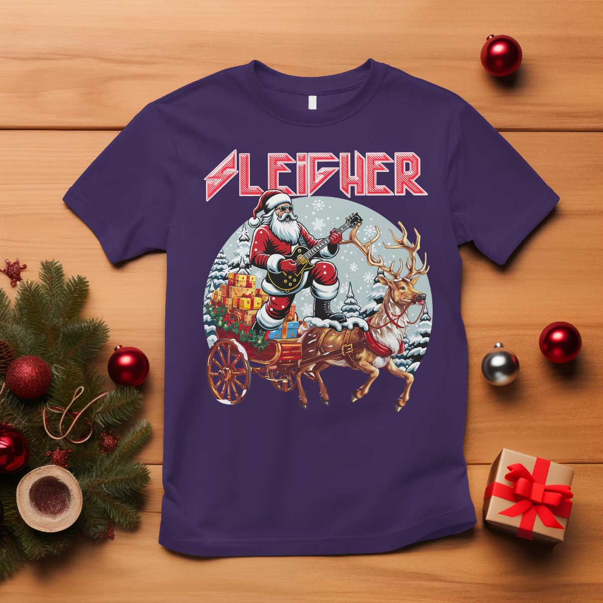 funny-santa-heavy-metal-christmas-t-shirt-sleigher-xmas-rock-roll