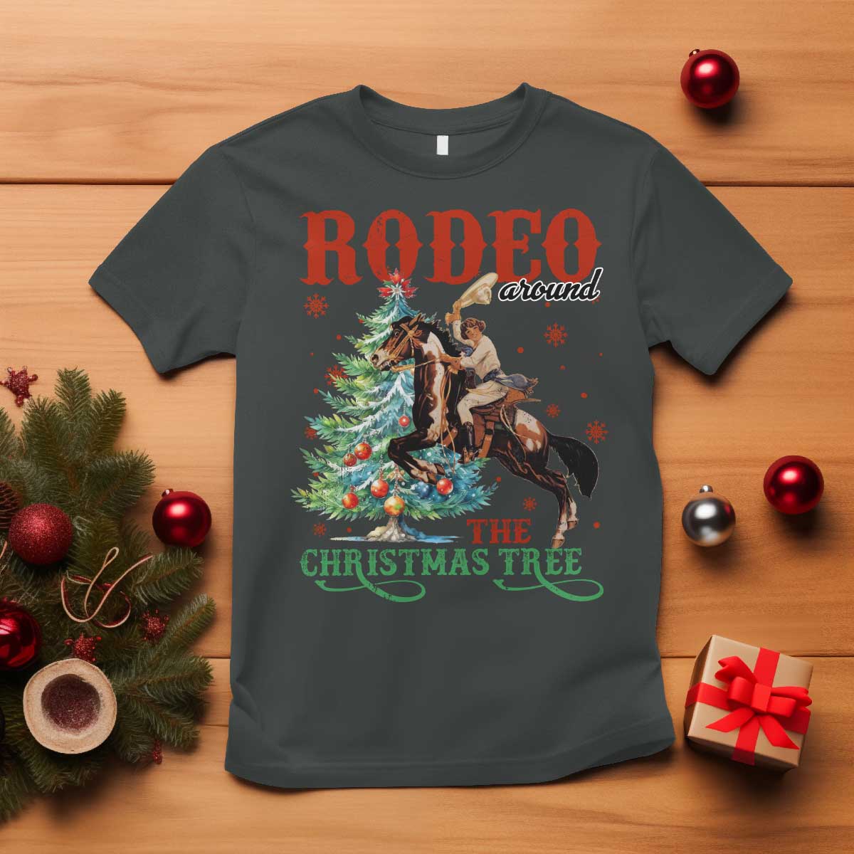 western-christmas-t-shirt-rodeo-around-the-christmas-tree-cowgirl