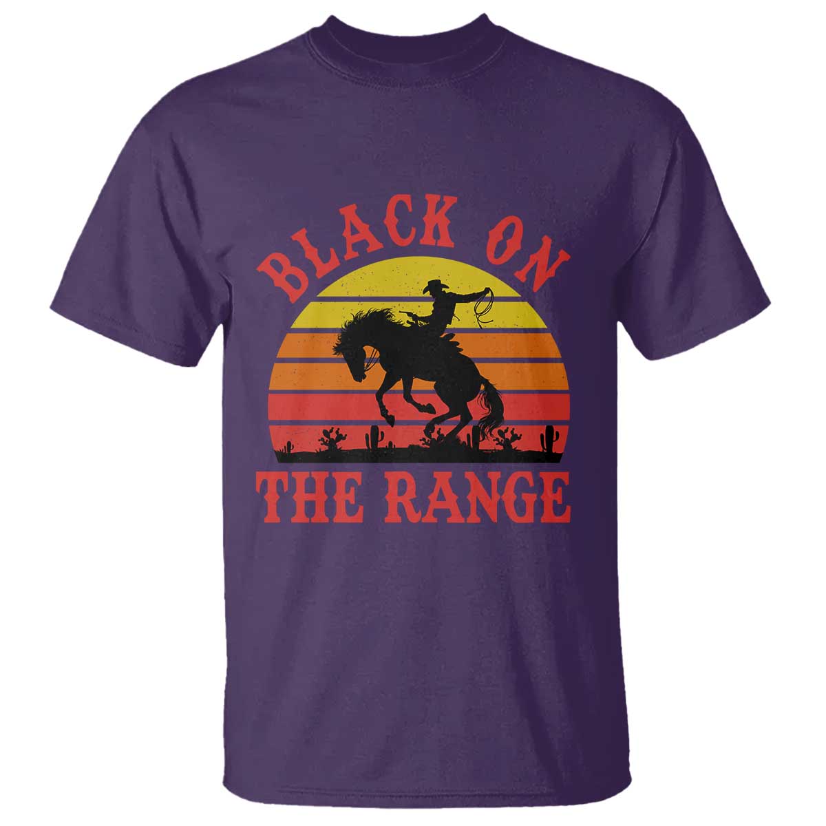 african-american-black-cowboy-t-shirt-black-on-the-range-rodeo